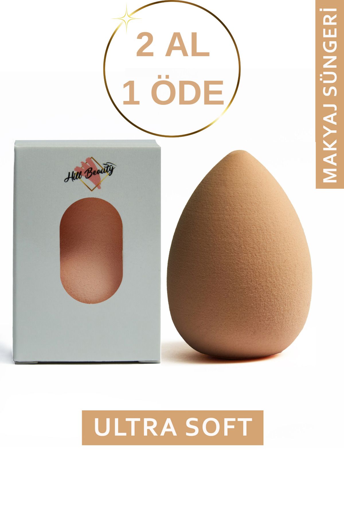 Ultra Soft Makyaj Süngeri Bej