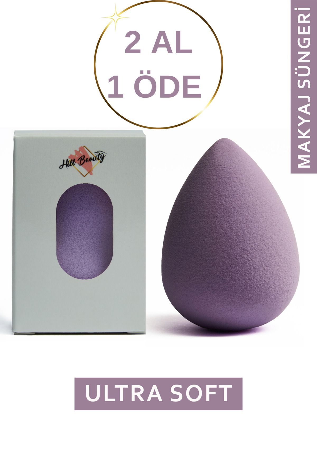 Ultra Soft Makyaj Süngeri Lila