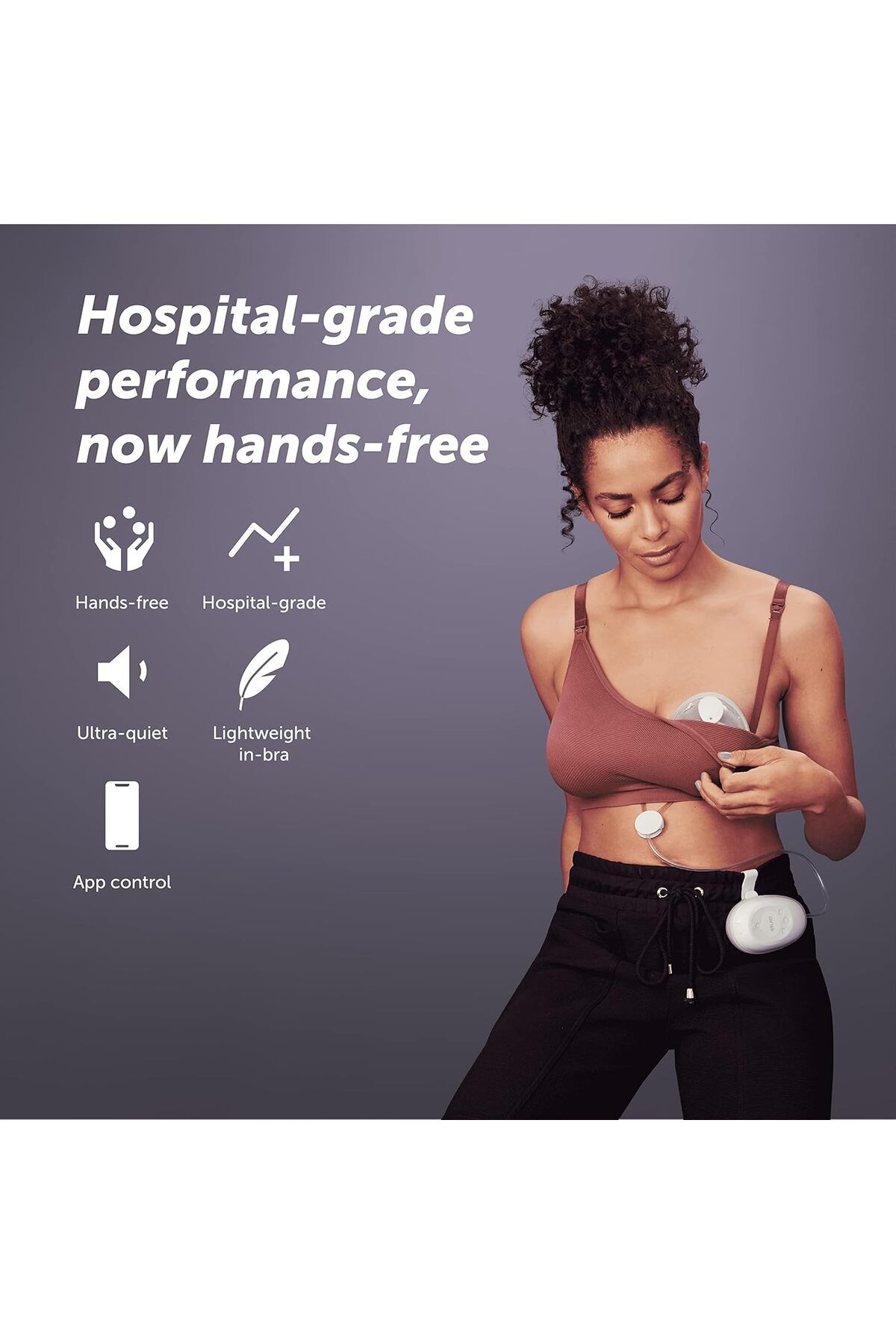 Elvie-Stride Double Wearable Electric Breast Pump - Hospital-Grade Hands-Free Electric Breast Pump 2