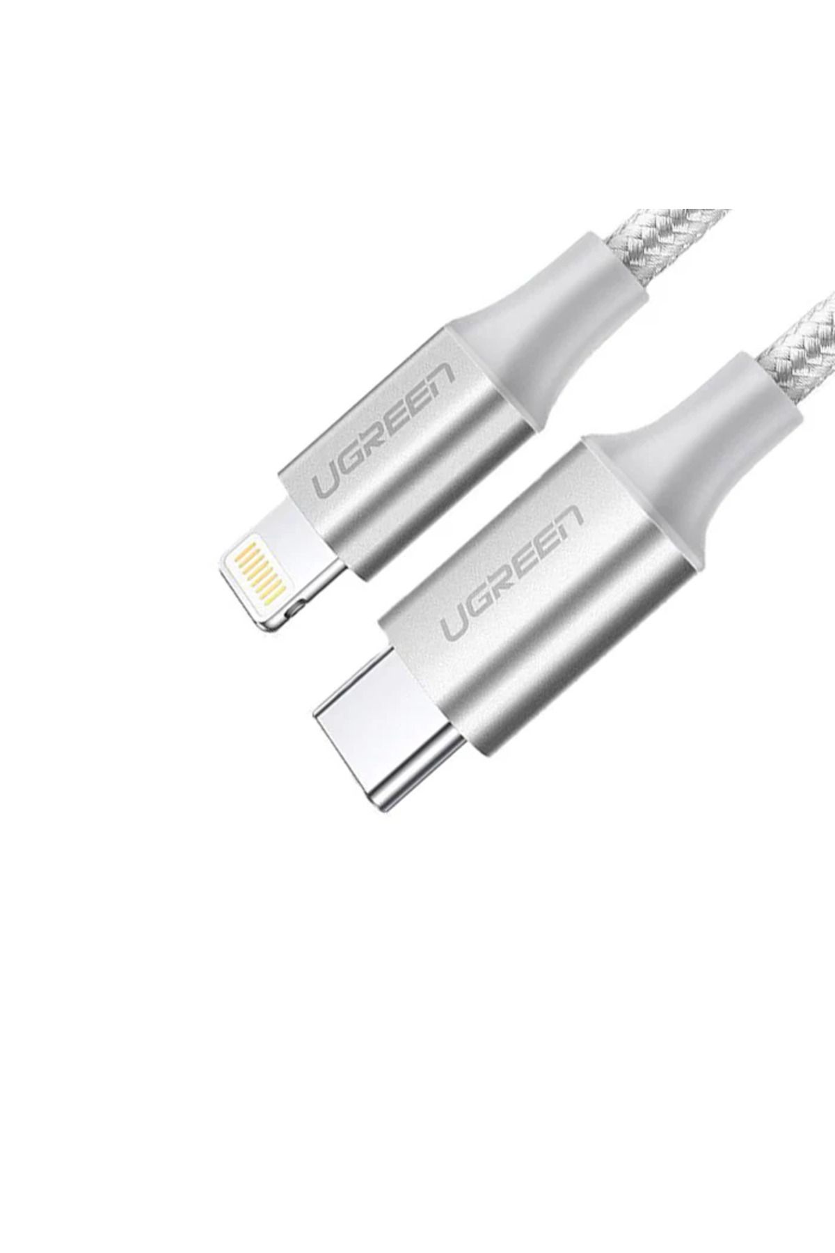 Ugreen-حافظة كابل USB-C إلى Lightning MFI مع شحن سريع 3A PD مضفر من النايلون بطول 1 متر 4