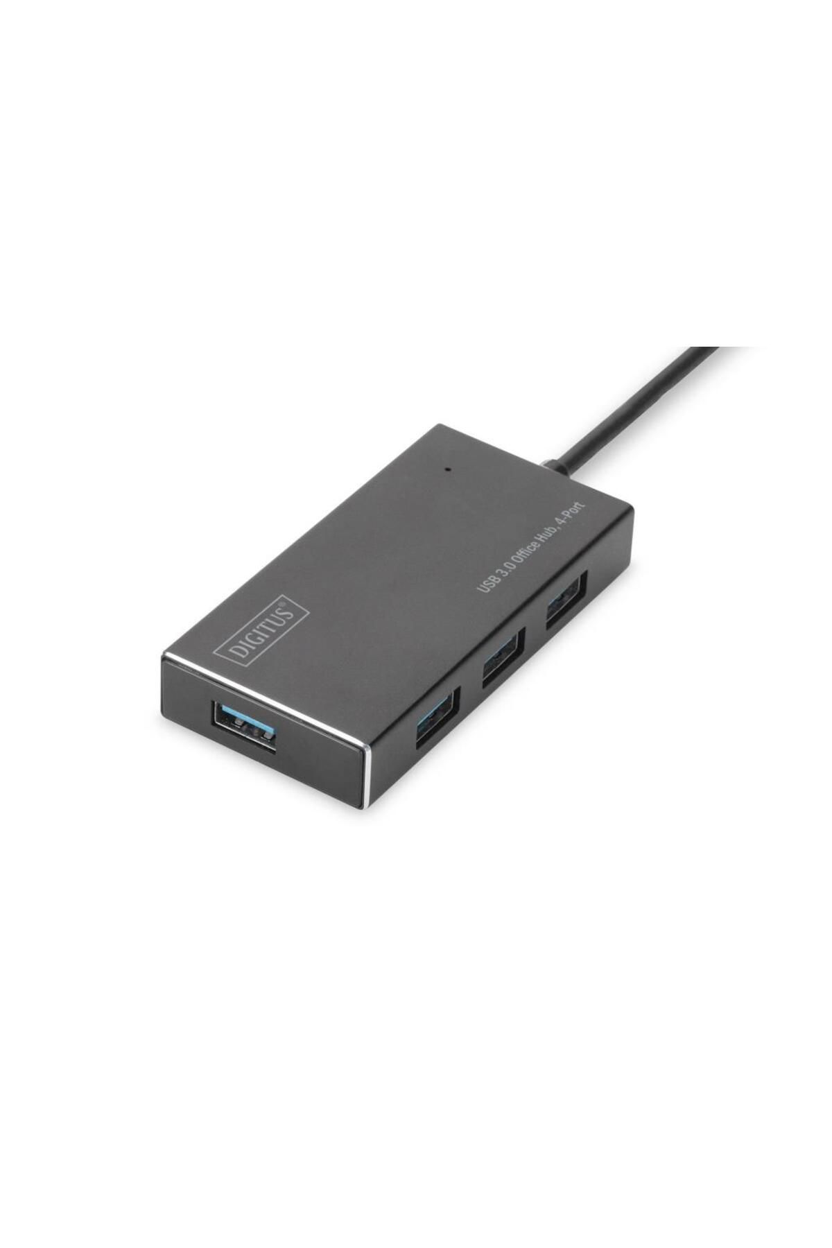 Digitus Da-70240-1 Usb3.0 4'lü Hub,adaptörlü,alimi