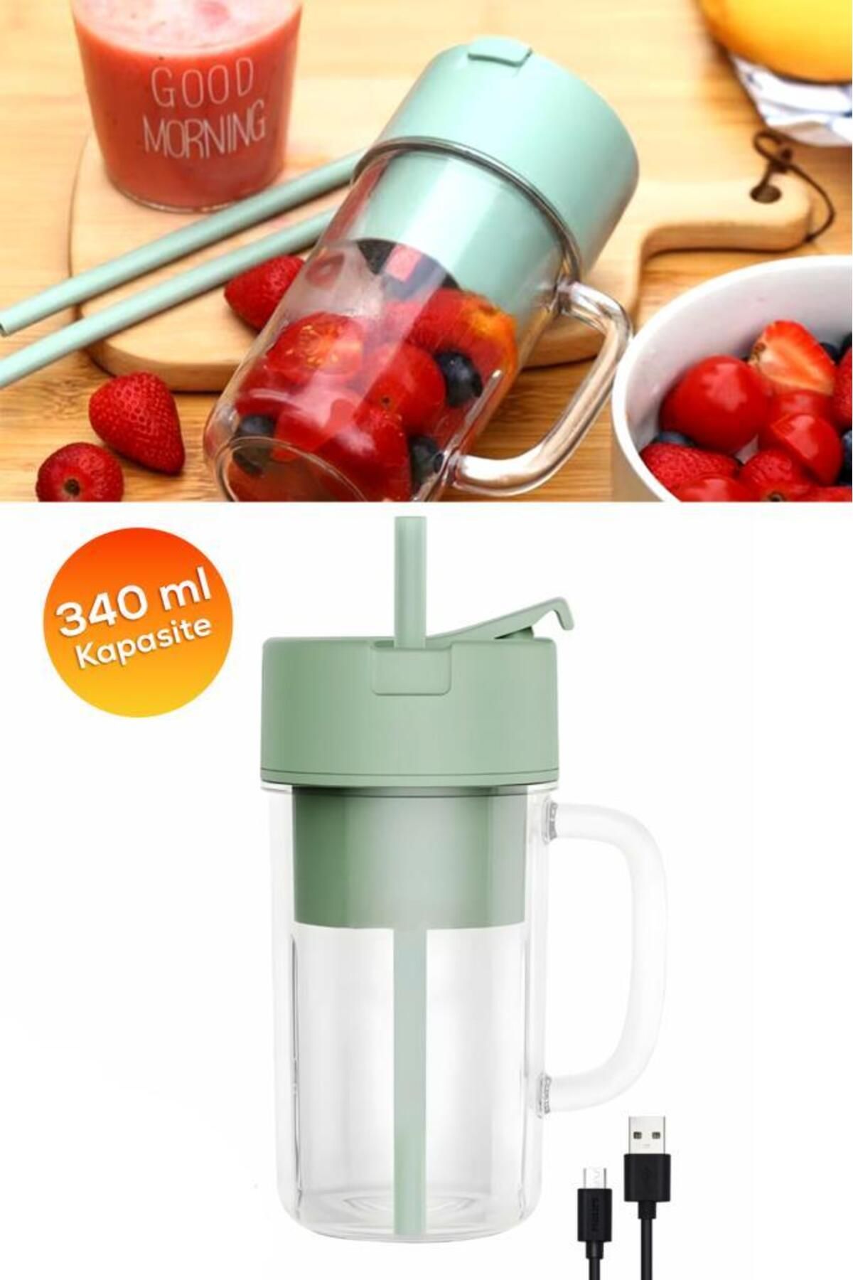 DEMPOWER Taşınabilir Blender Shaker - Smoothie ve İçecekler için Yanınızda