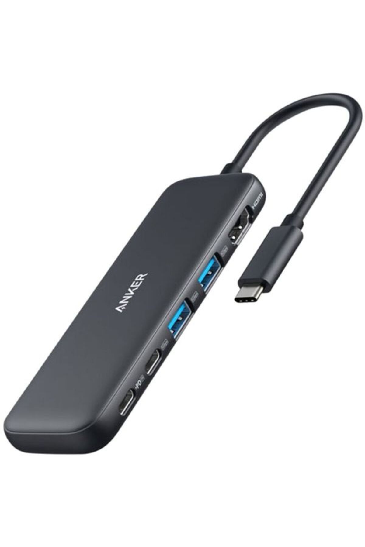 Anker-332 USB-C Hub (5-in-1)|5Gbps USB-C Data Port and 2 5Gbps USB-A Data Ports and for MacBook Pro 1