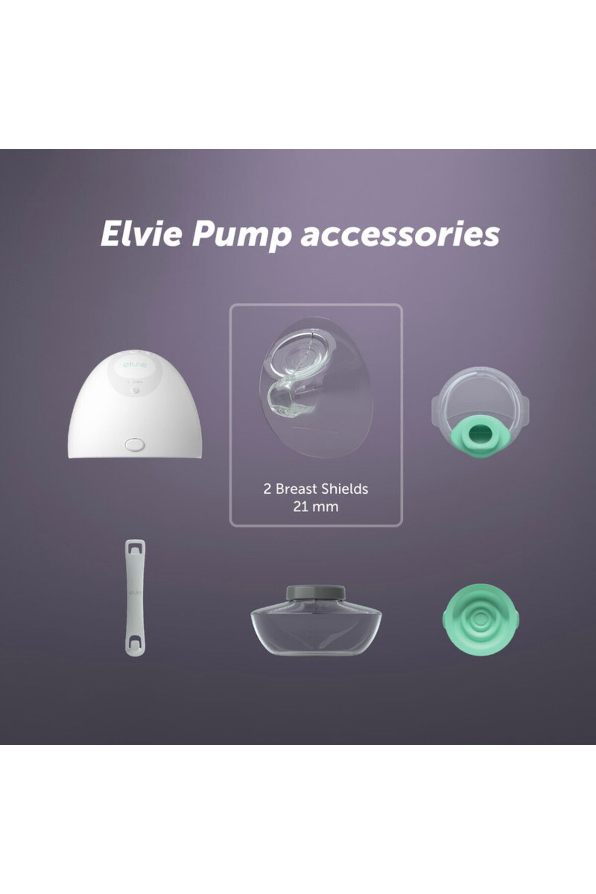 Elvie-Pump Breast Shield - 28mm | 2 Pack Nipple Shield Flange for Pumping Breast Milk 3