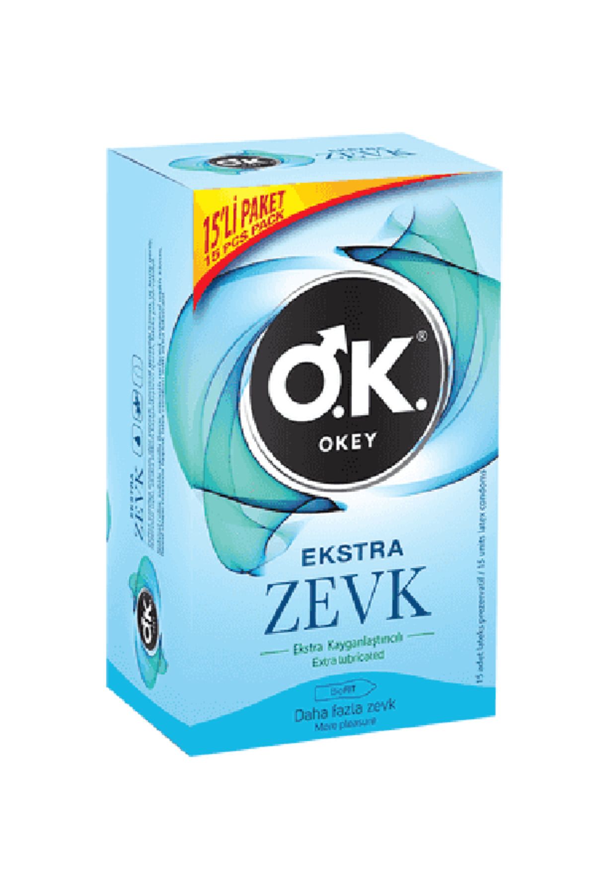 Okey Prezervatif Ekstra Zevk 15x2'li