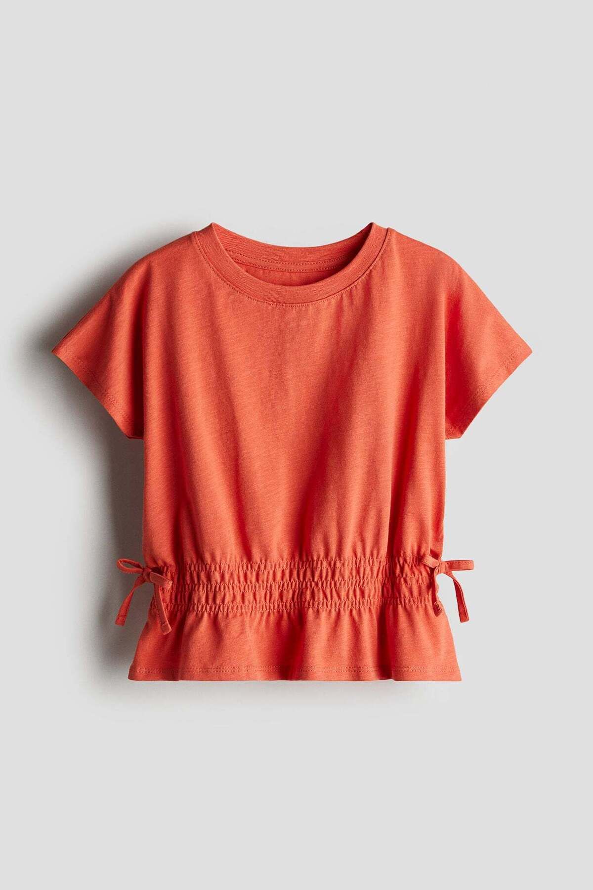 H&M-Cotton jersey peplum top 1