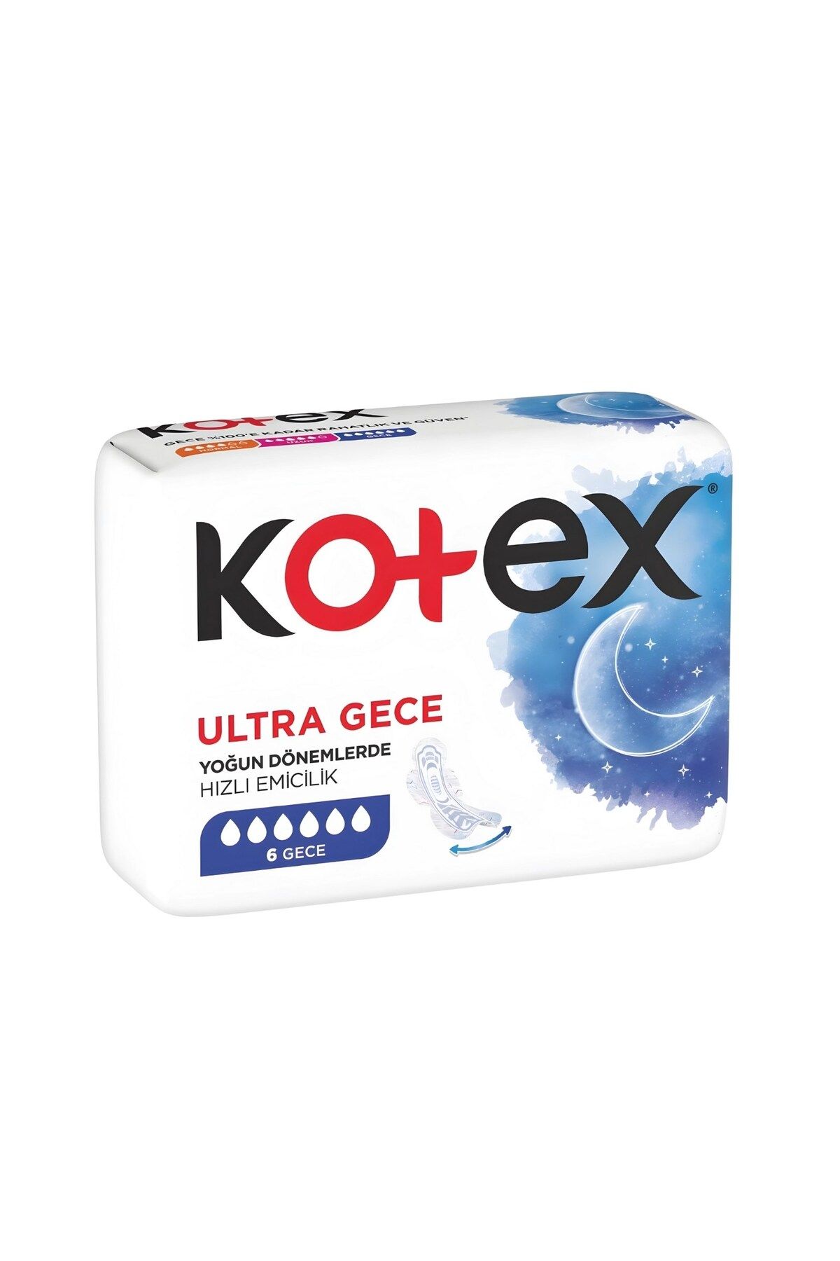 Kotex Ultra Hijyenik Kadın Pedi 6 Lı Gece