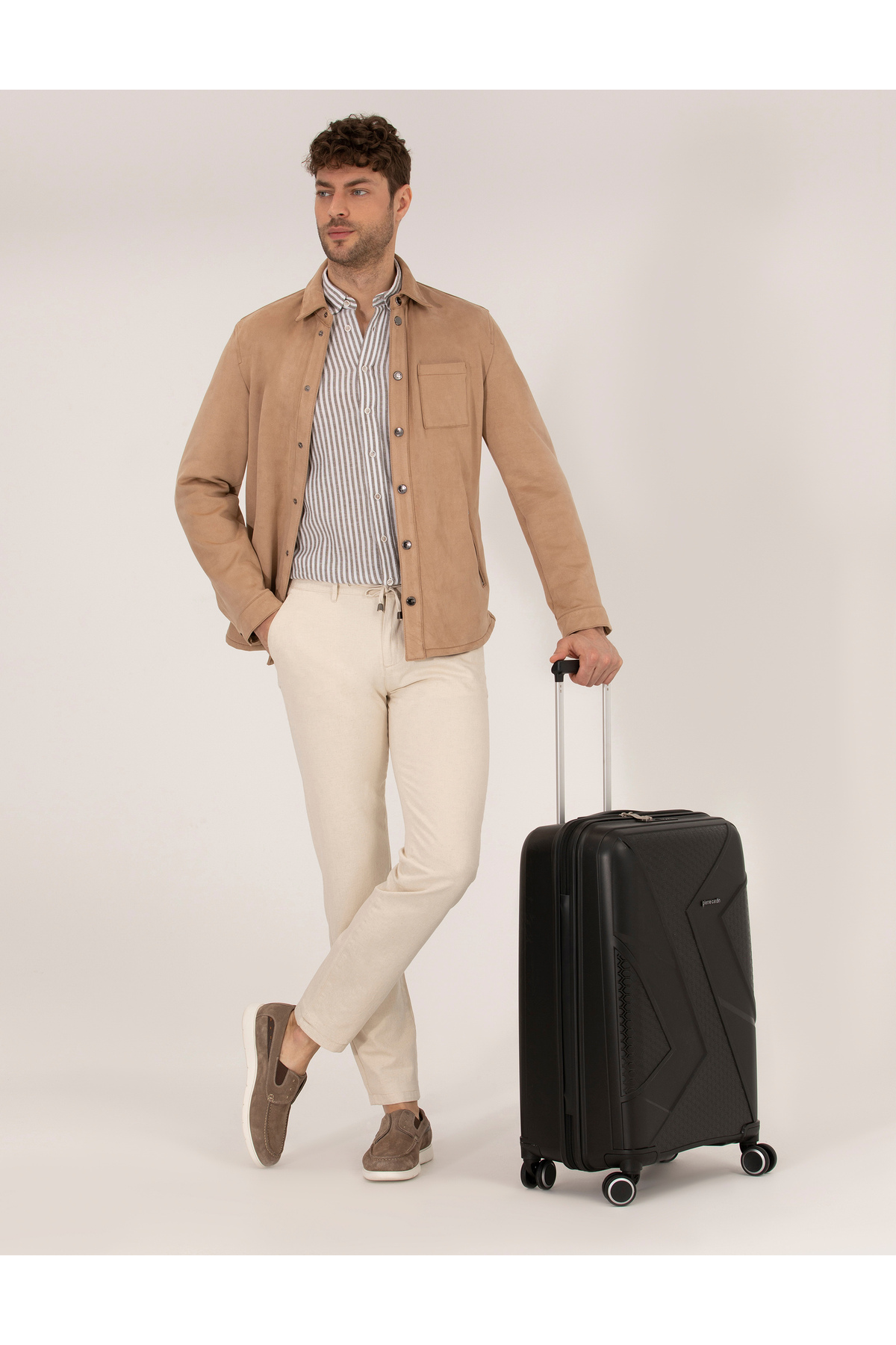 Pierre Cardin Bej Suni Deri Ceket 50273469-591