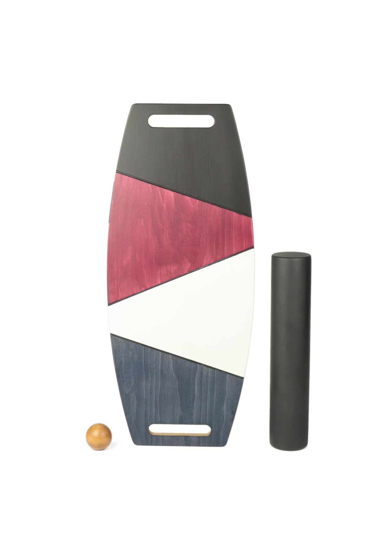 Wood Stone Art Denge Tahtası Balance Board Çift Fonksiyonlu Gym Board Rocket Board 73 x 31 CM