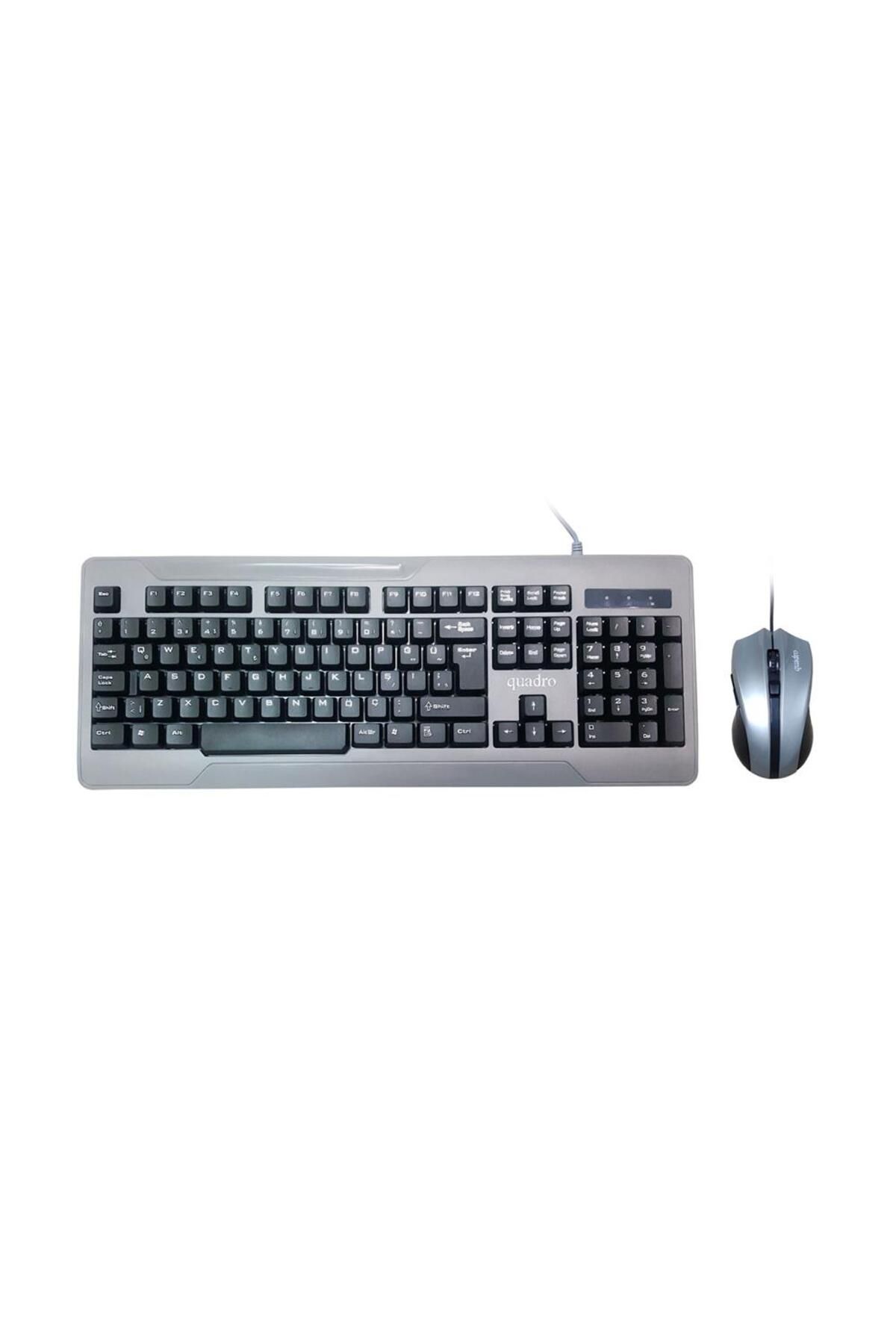 Vobotek Teknoloji Quadro Q USB KMS-101U Trk Multimedia Klavye +USB MOUSE