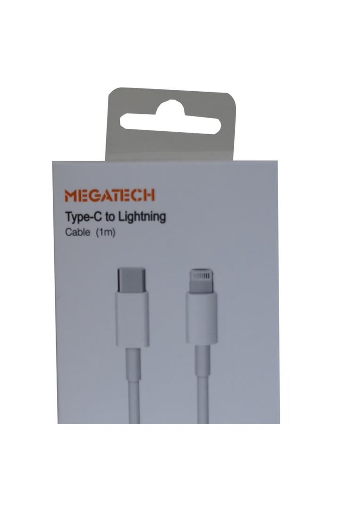Vobotek Teknoloji Megatech MT-D3L-T 1mt Usb Type-C to Lightning Şarj ve Data Kablosu