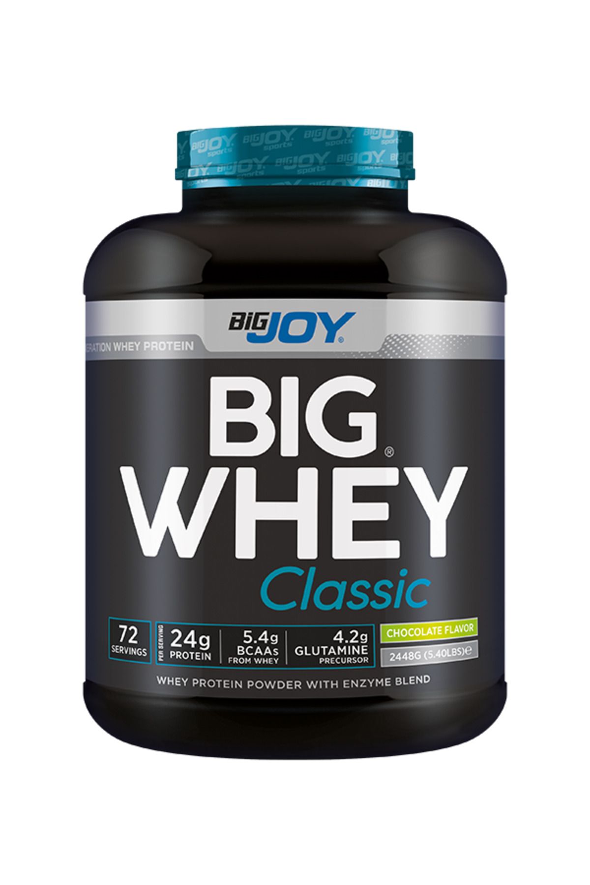 Bigjoy Sports Big Whey Classic Çikolata Aromalı Protein Tozu 72 Servis 2448 gr Sindirim Enzimi Ilaveli