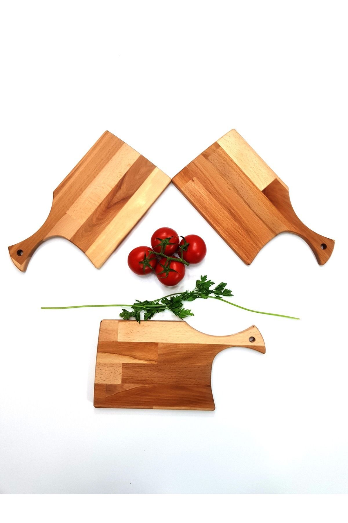 Teknofors-34X17 cm Axe Shape Cutting Board 7