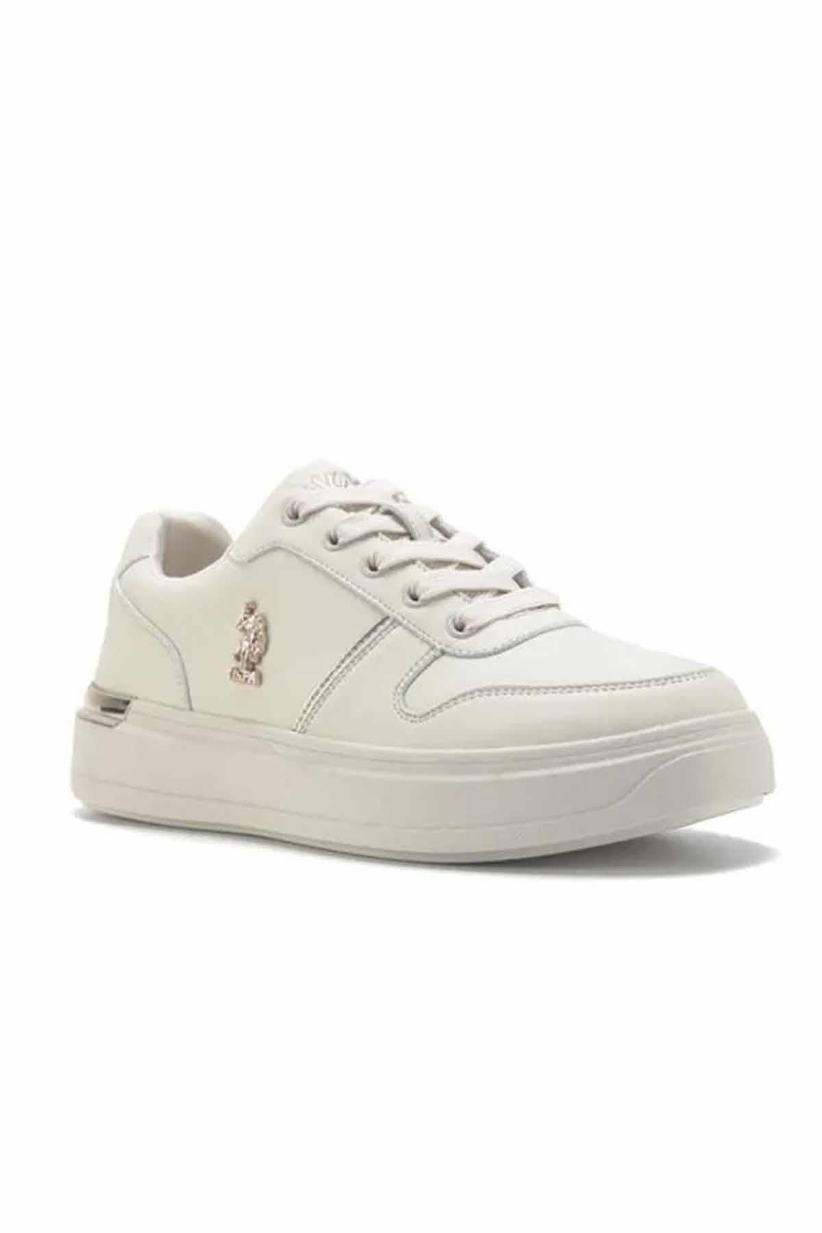 اسنیکر نود زنانه U.S Polo Assn. کفش ورزشی Alka 4fx 101532313bej U.S. Polo Assn.