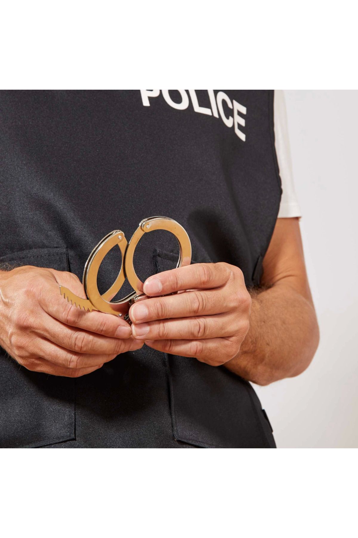 LaCend Metal Malzemeden İmal Anahtarlı Oyuncak Polis Si - LC9773-3661