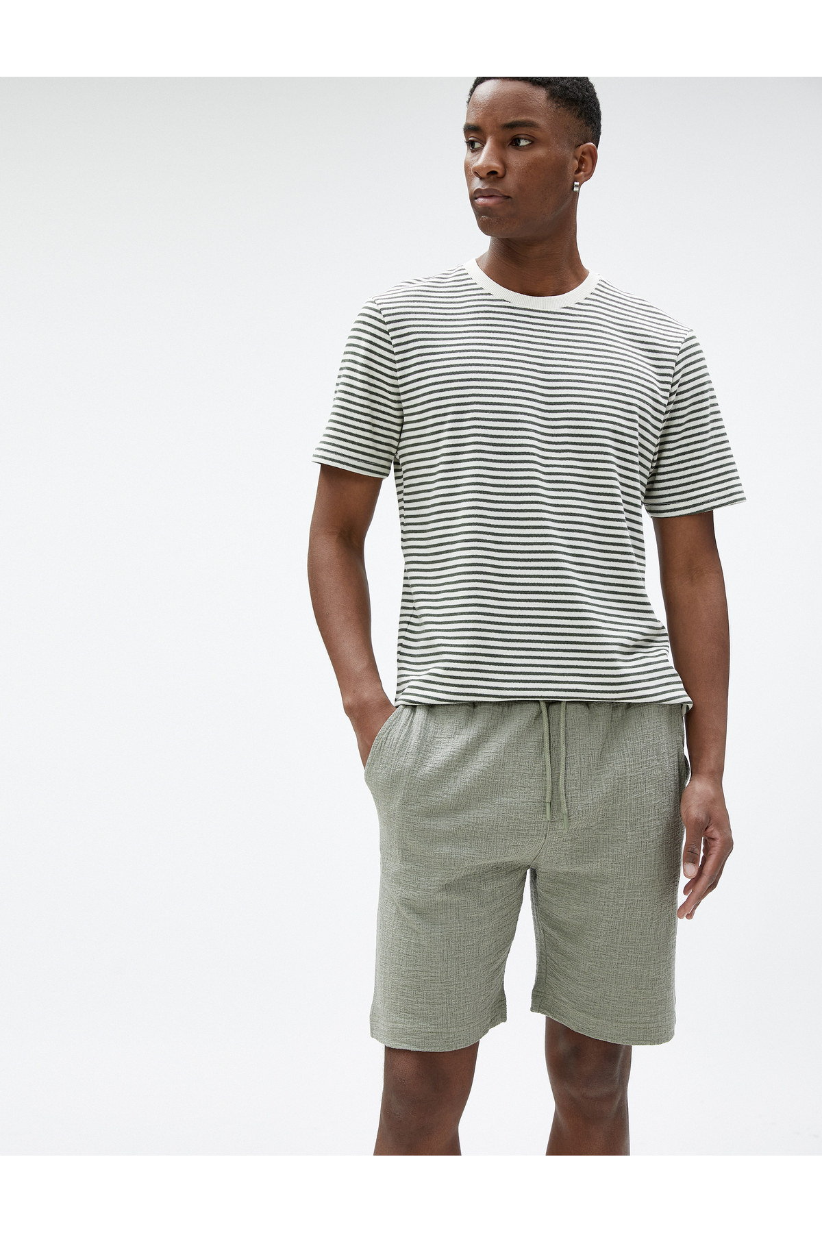 Koton Boxer Corti Uomo - 3 Pezzi In Puro Cotone, Grigio, Taglia S, Vestibilità Comoda