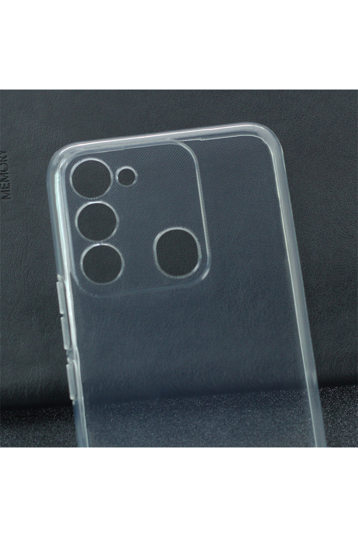 noktaks-Tecno Spark 8C - Case Transparent Soft Slim Fitt Super Silicone Cover - Transparent 3