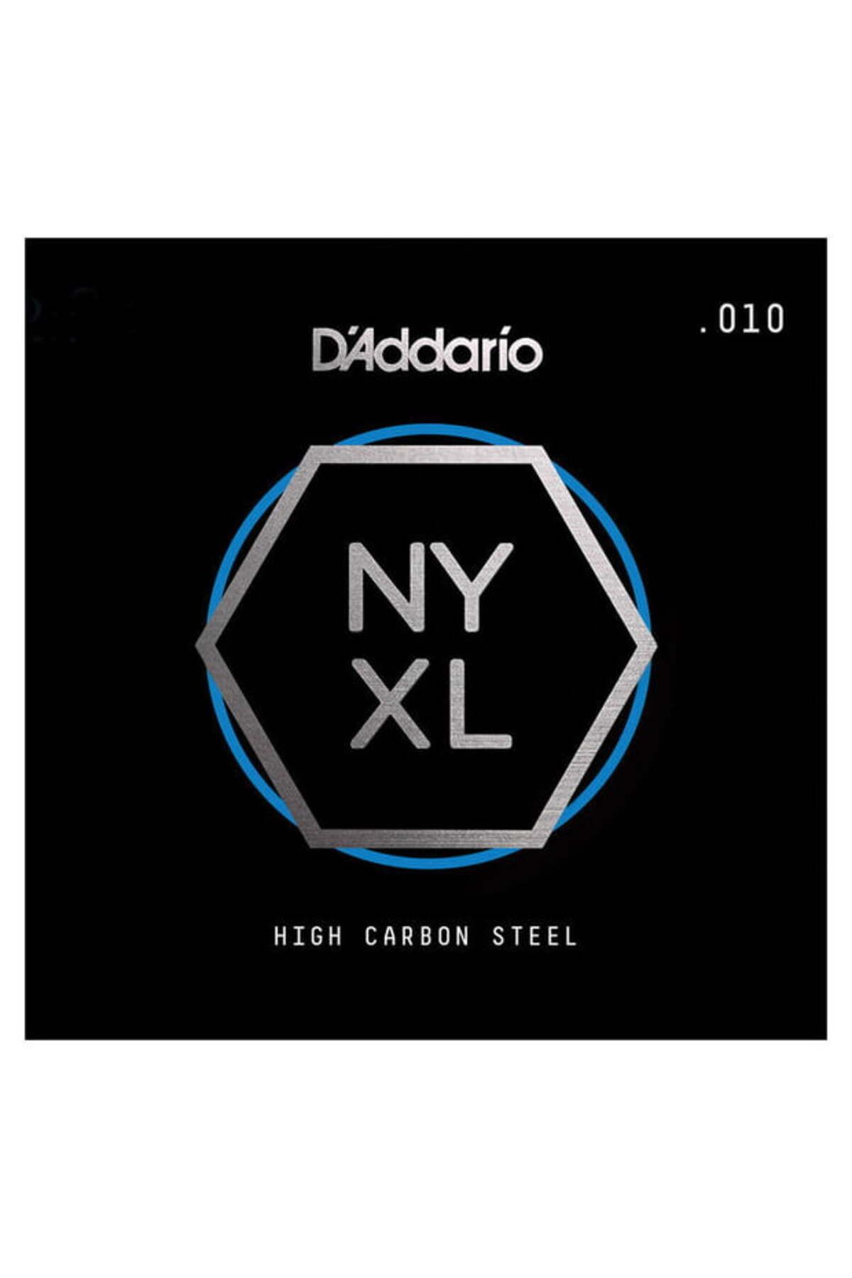 Daddario-Nys010 Electro and Acustic Single String, E-(Mi), High Carbon Nys010 Nyxl Single Plain St 1