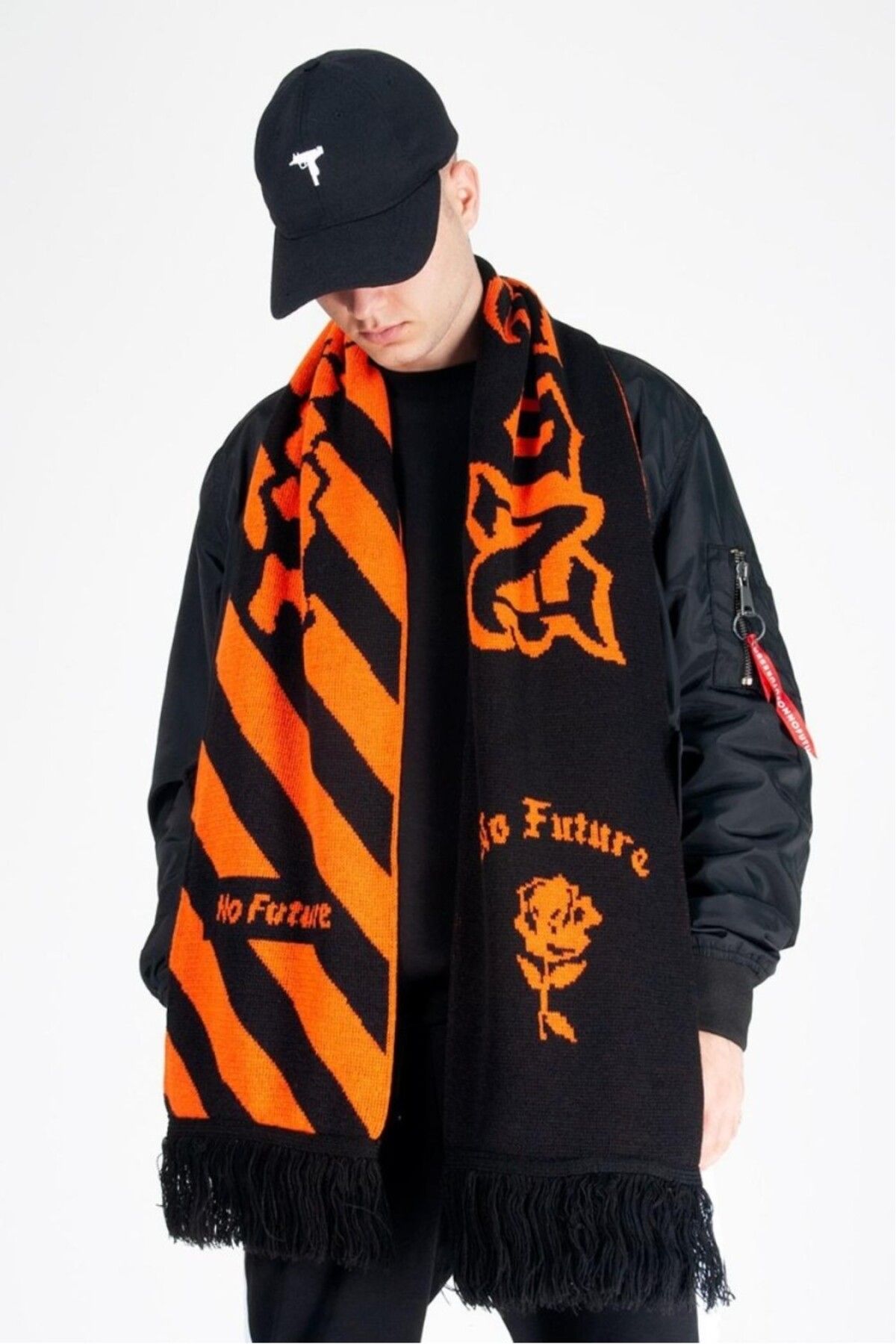 No Future-Double Sided Scarf - Nf0177Sytr Model 1