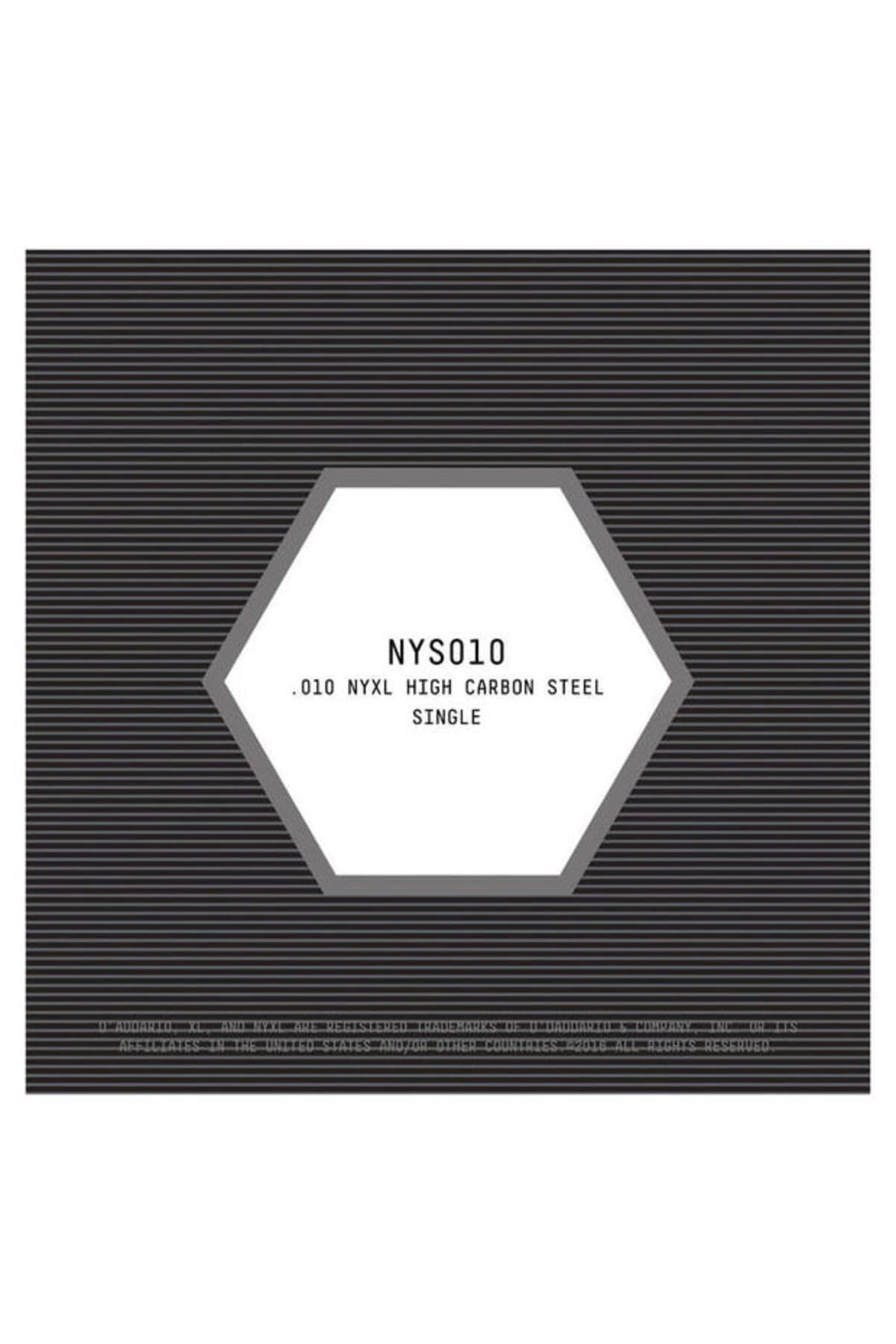 Daddario-Nys010 Electro and Acustic Single String, E-(Mi), High Carbon Nys010 Nyxl Single Plain St 2