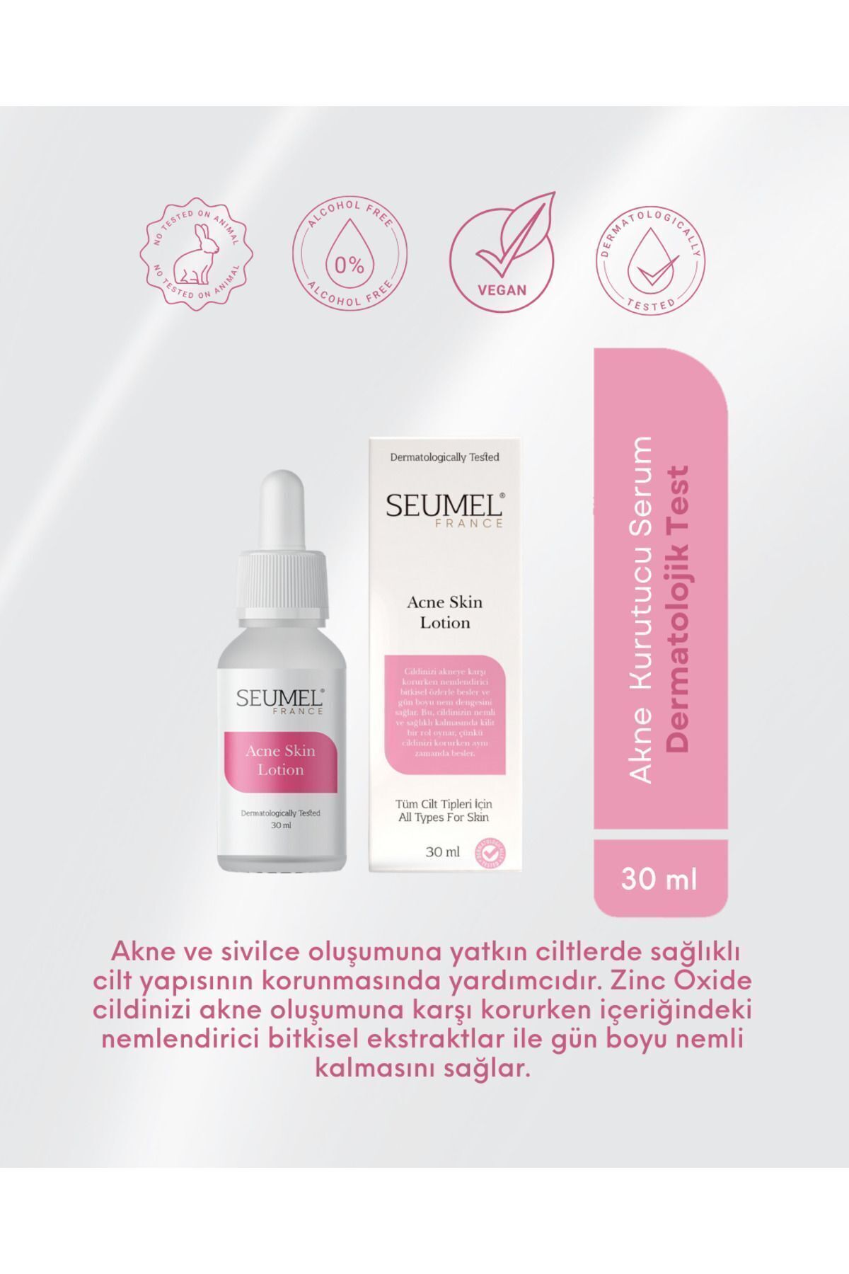 Akne Sivilce Karşıtı ve Kurutucu — SML-0018 — تصویر 5 از 5