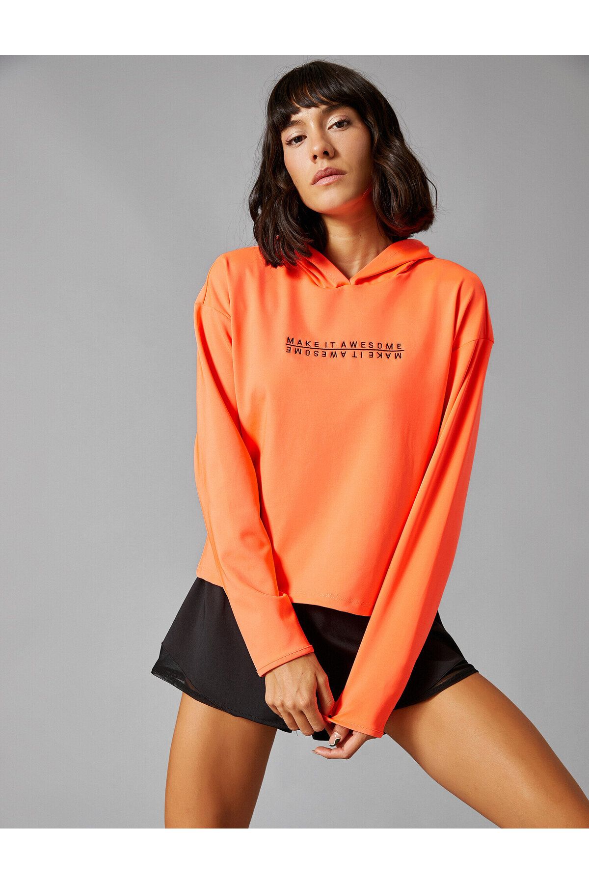 Koton-Sweatshirt - Orange - Regular Fit 1