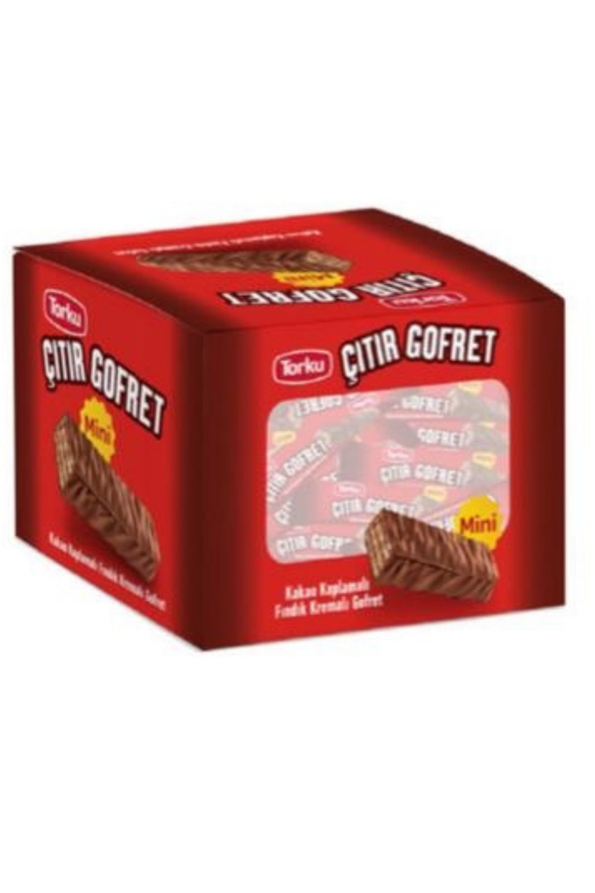 Torku ÇITIR GOFRET MİNİ FINDIK KREMALI GOFRET 600 G×6 PAKET