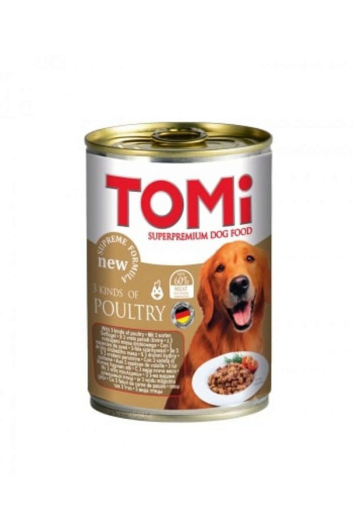 Tomi Köpek Kümes Hayvanlı Yaş Mama 400g DRSTR