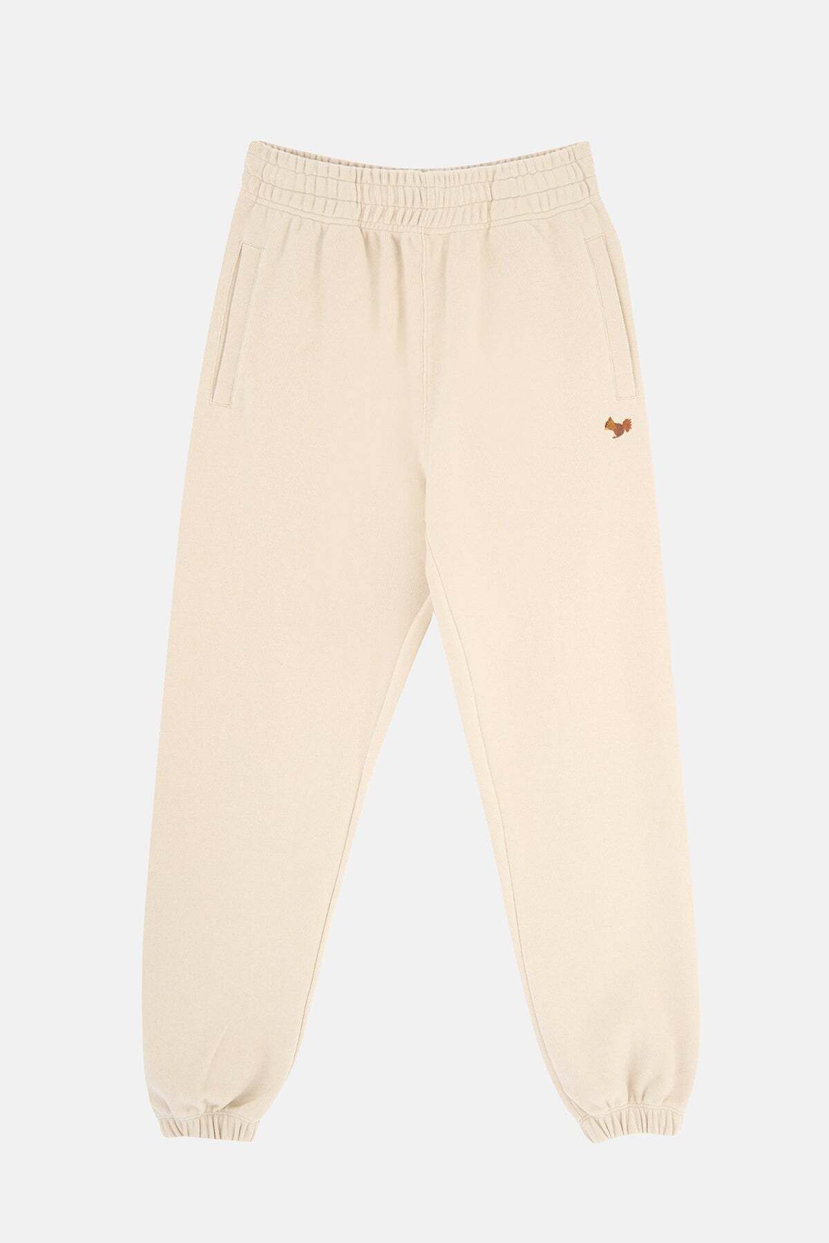 WWF Market-Squirrel Supersoft Beige Women's Sweatpants - Licensed Wwf Product 4