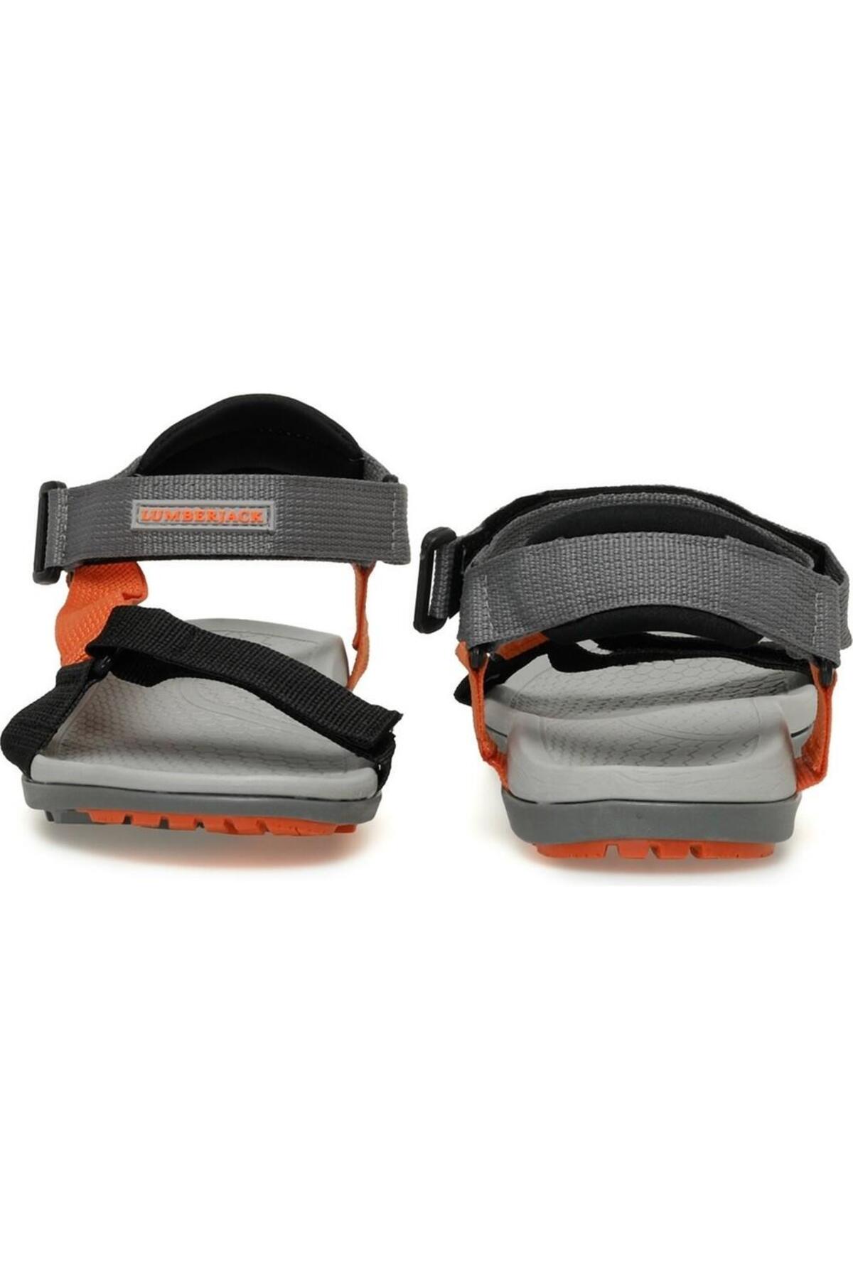 lumberjack Glory 3FX Turuncu-gri Comfort Casual Anatomik Spor Sandalet görsel 5