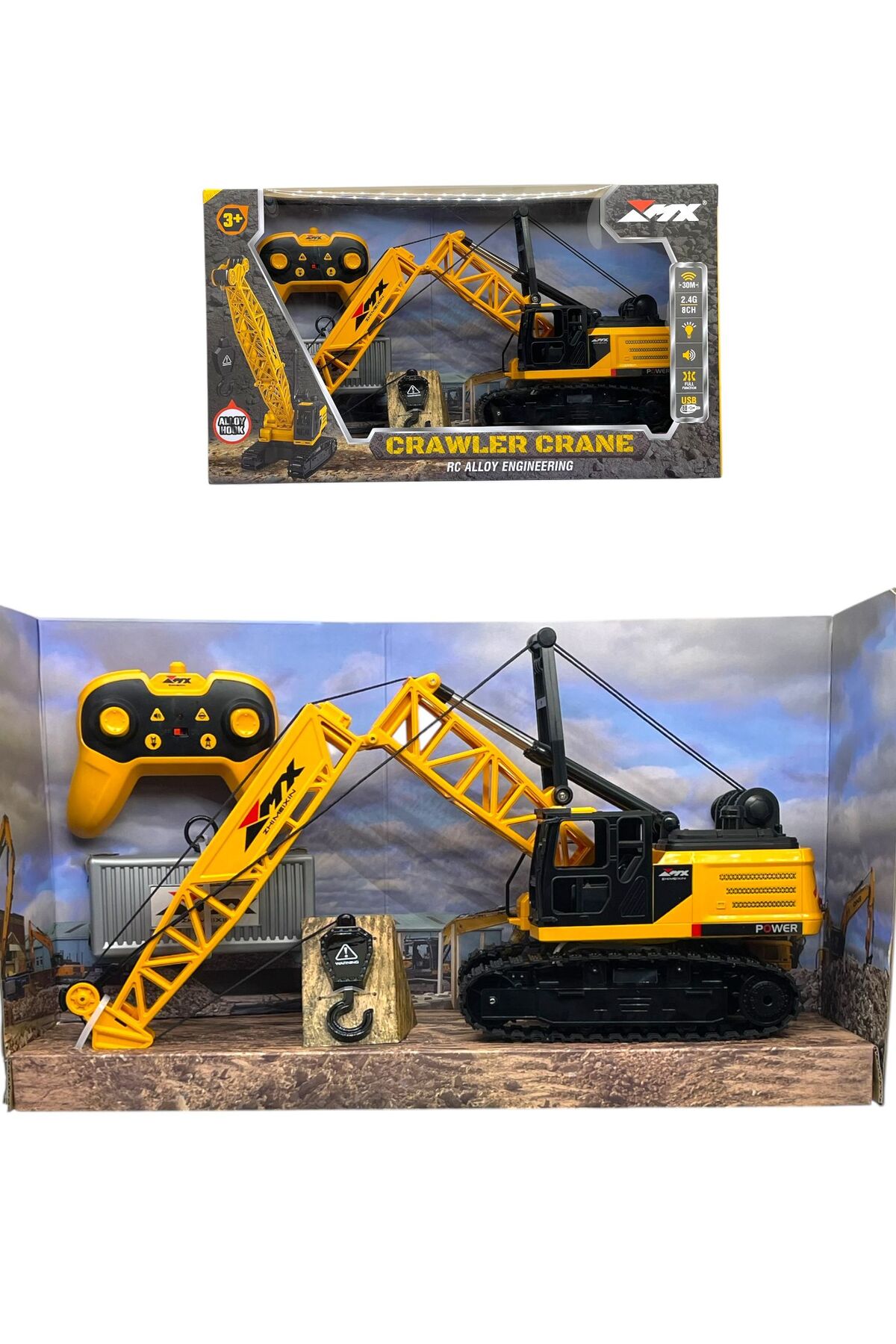 Shem SCOWETTO Uzaktan Kumandalı 1:18 Ölçek Dozer Full Fonksiyon