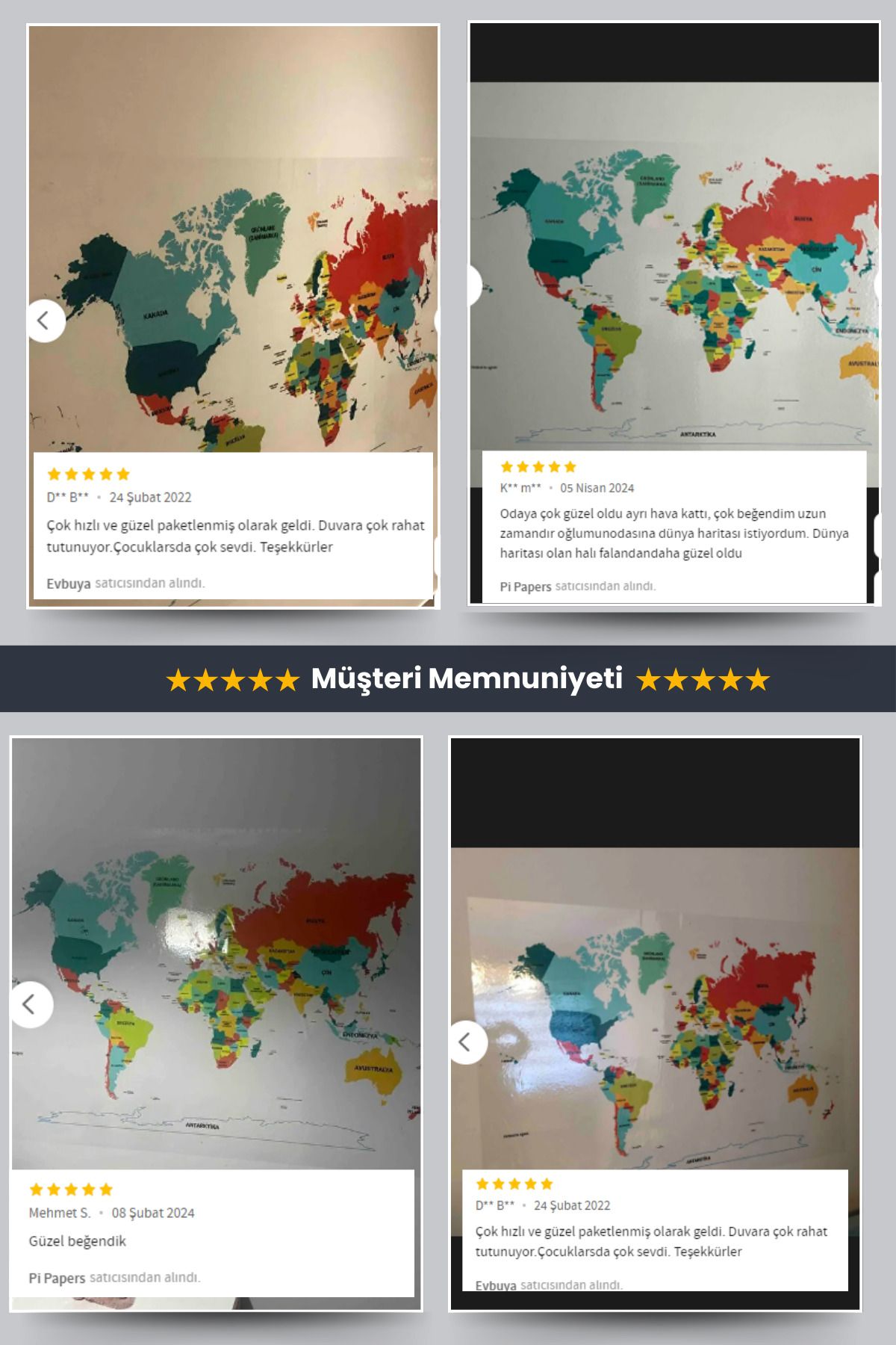 Pi Papers-Europe Continent Map, Practical Smart Paper Holding with Static Electrification, Magic Paper 8