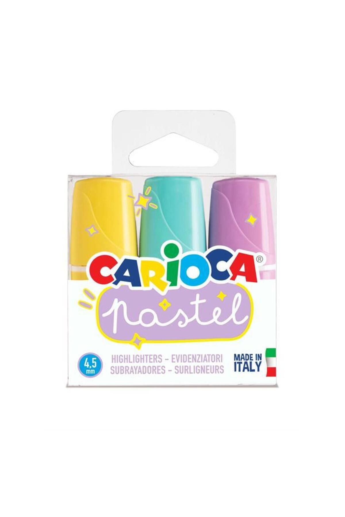 CARIOCA PASTEL RENKLER MİNİ İŞARETLEME KALEMİ 3'LÜ