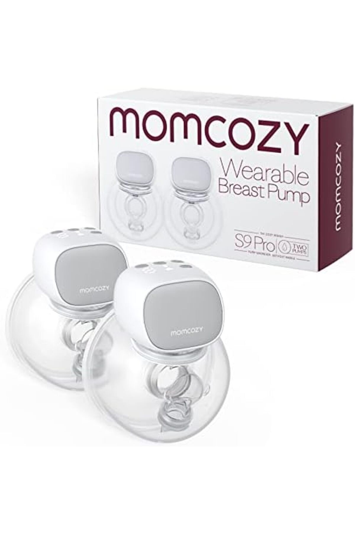 Momcozy S9pro Taşınabilir Göğüs Pompası, Gri