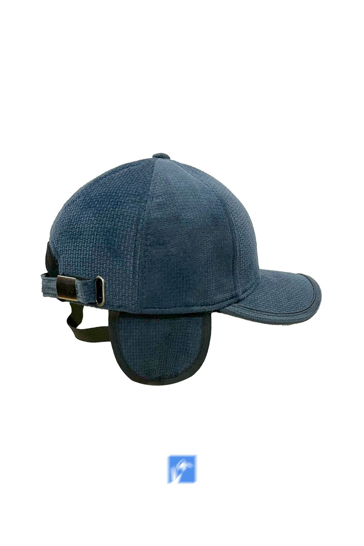 Kardelen Butik Denizli-Winter Velvet Golf Cap - with Fleece, Adjustable, Crest, and Multifunction 1