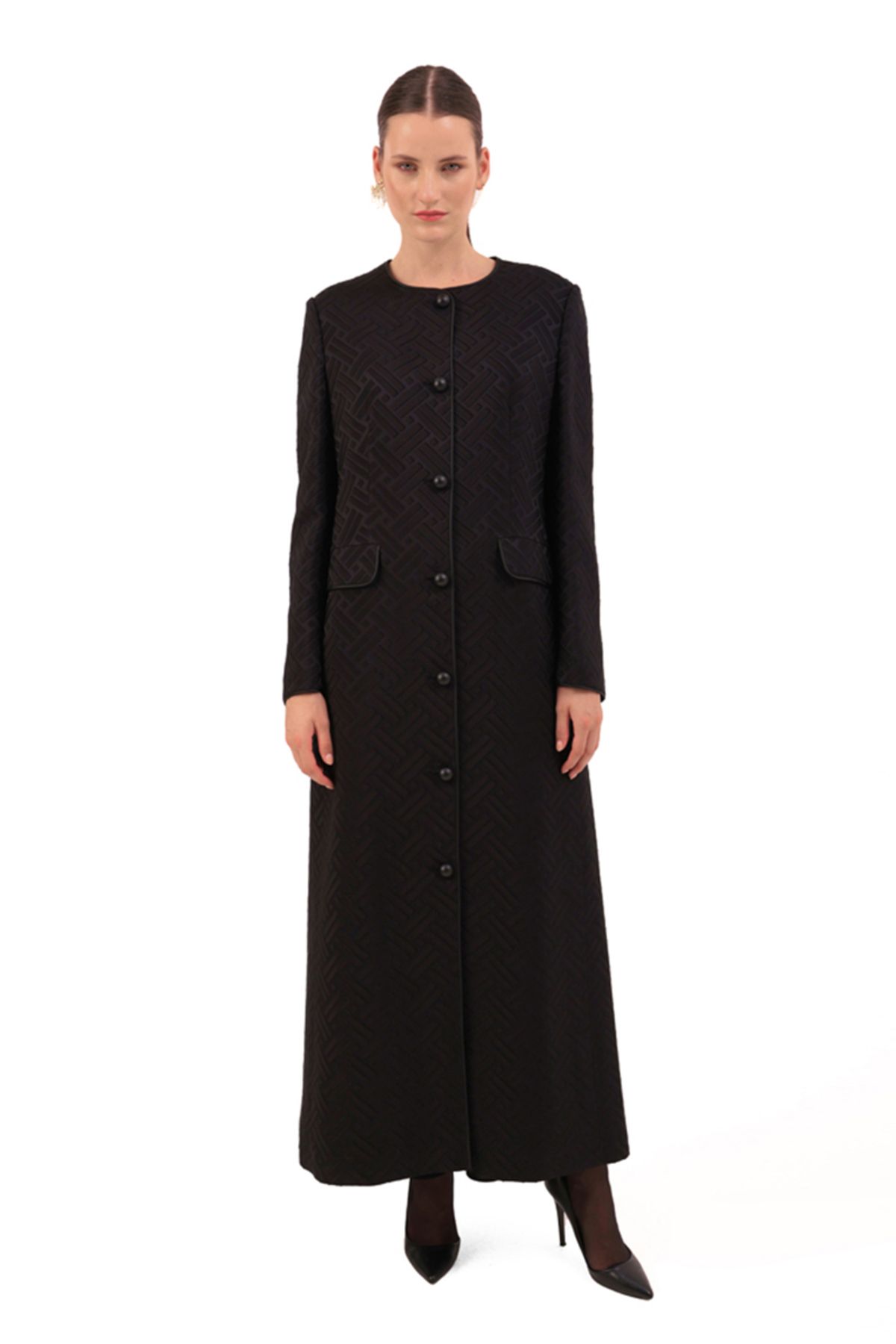 Aker-Modest Overcoat - Black - Basic 1