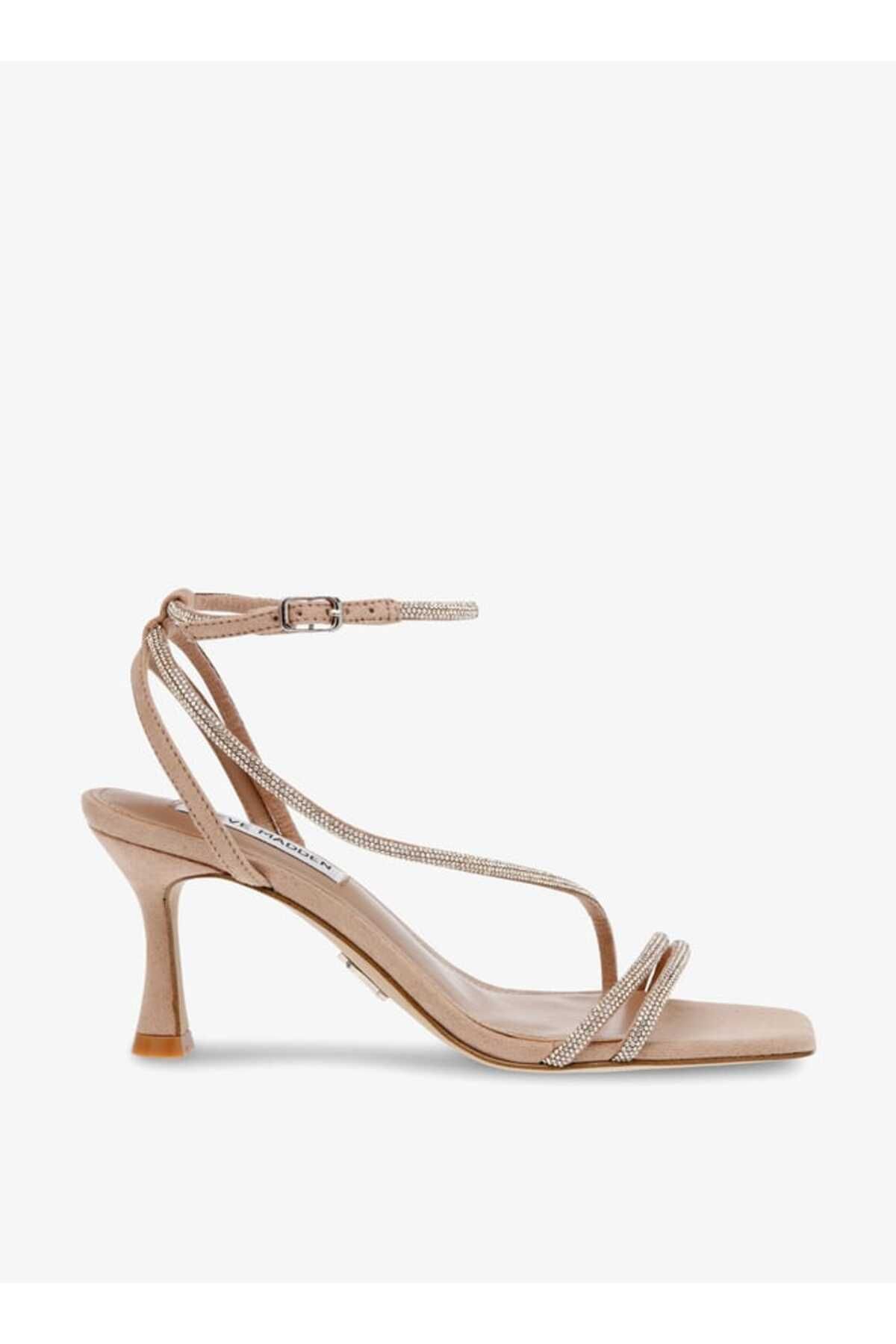 Steve Madden-Women's Embellished Ankle Strap Sandals with Stiletto Heels 2