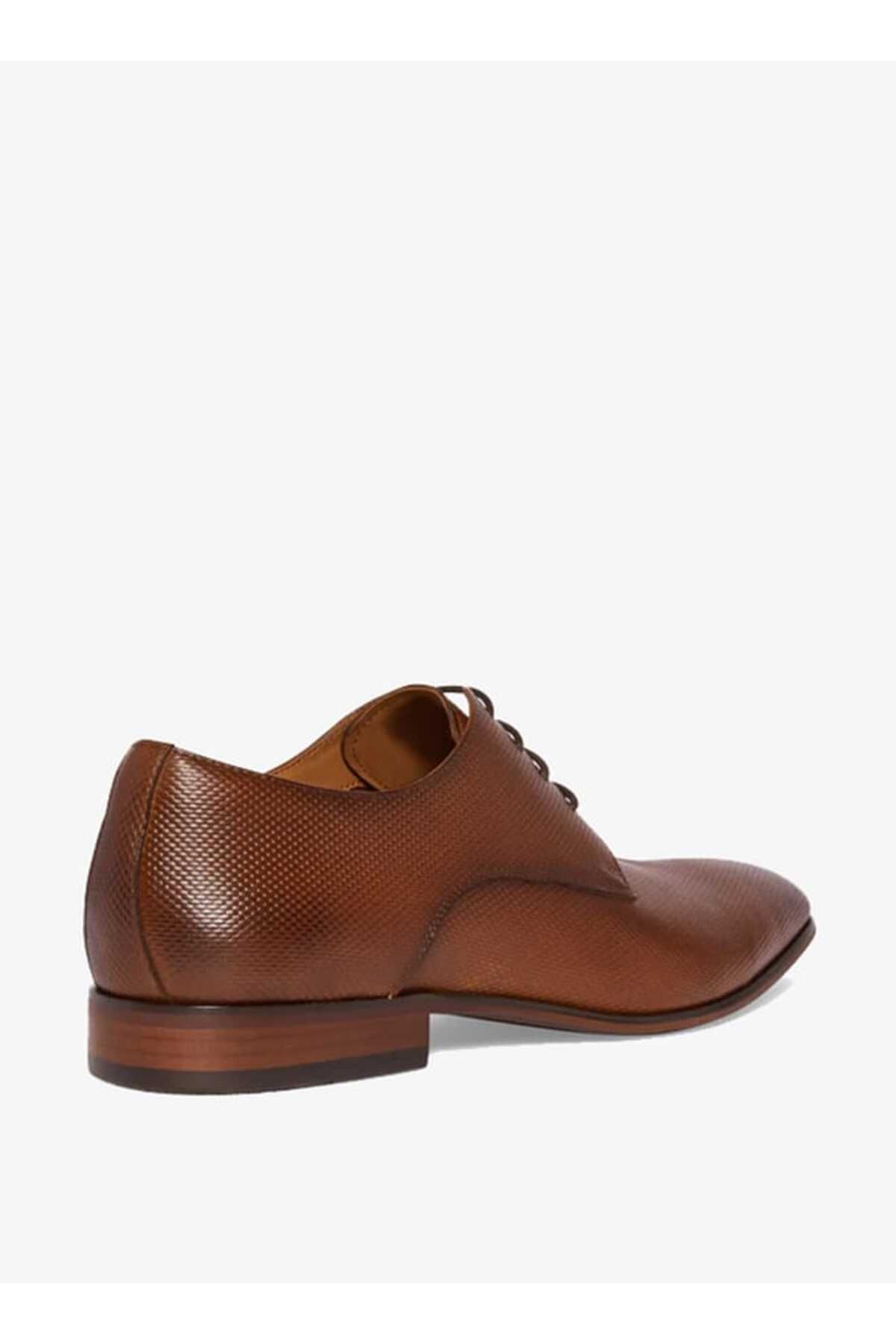 Steve Madden-Men's Textured Lace-Up Derby Shoes 5