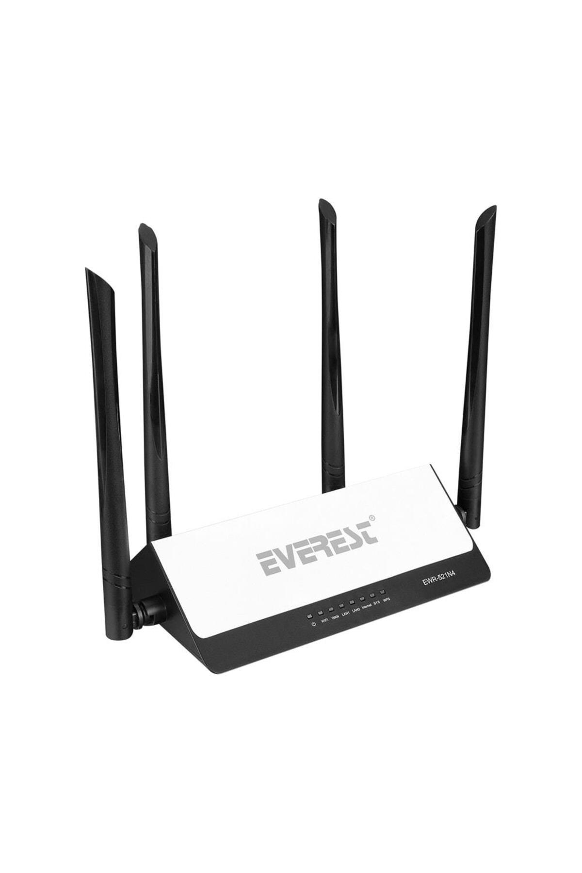 Everest Ewr-521n4 4 Antenli Access Point Bridge Router - Fiyatı