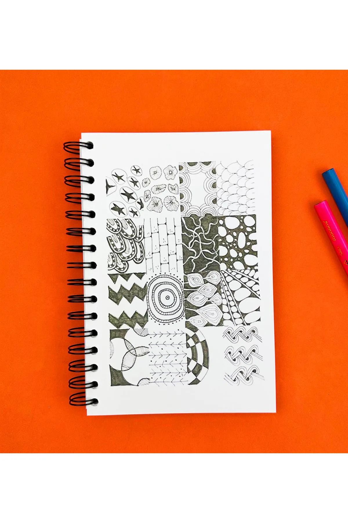 NaSaDAN-A5 Sketch Book with Talking Design - Sketchbook - 192 Pages 2