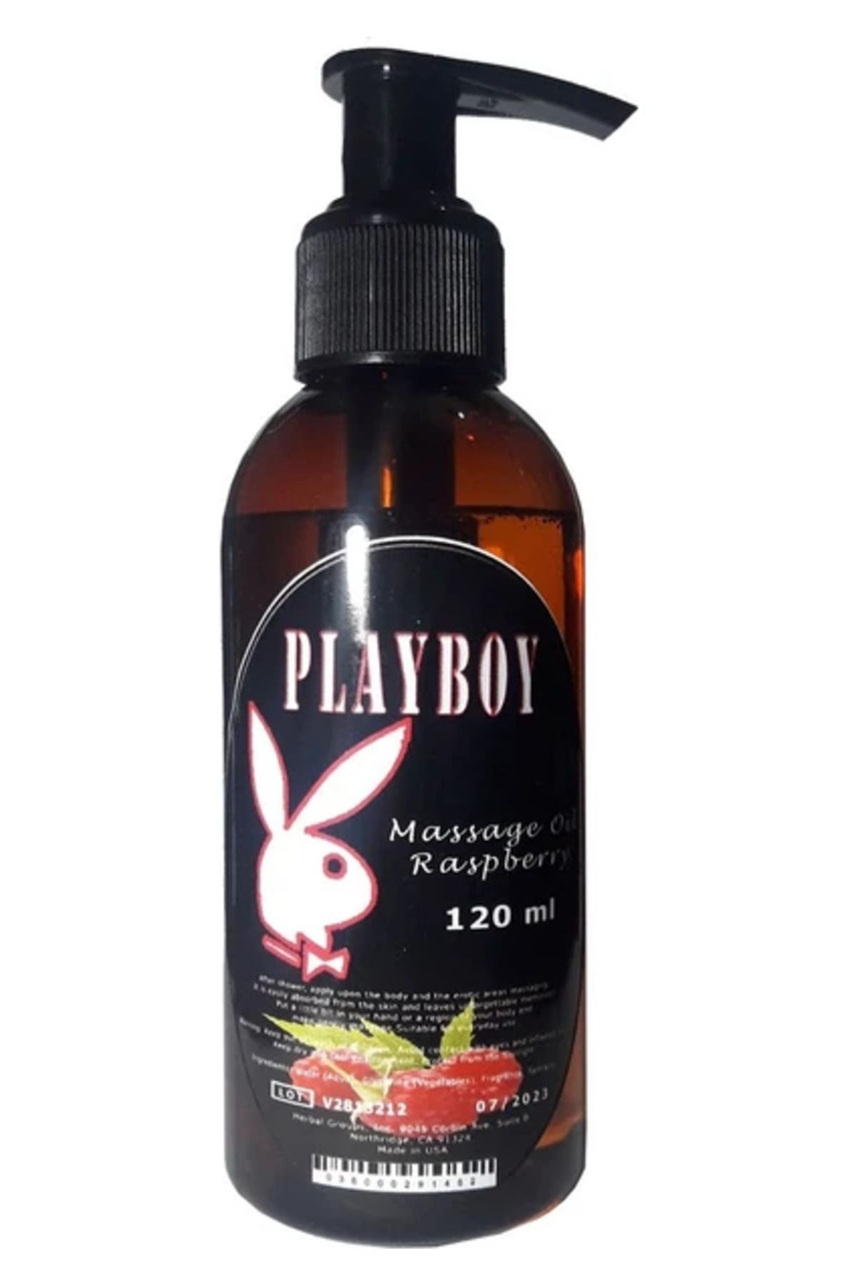 Playboy Masaj Yağı Ahududu Aromaterapi 120ML / Playboy Raspberry Aromatherapy Massage Oil 120ML