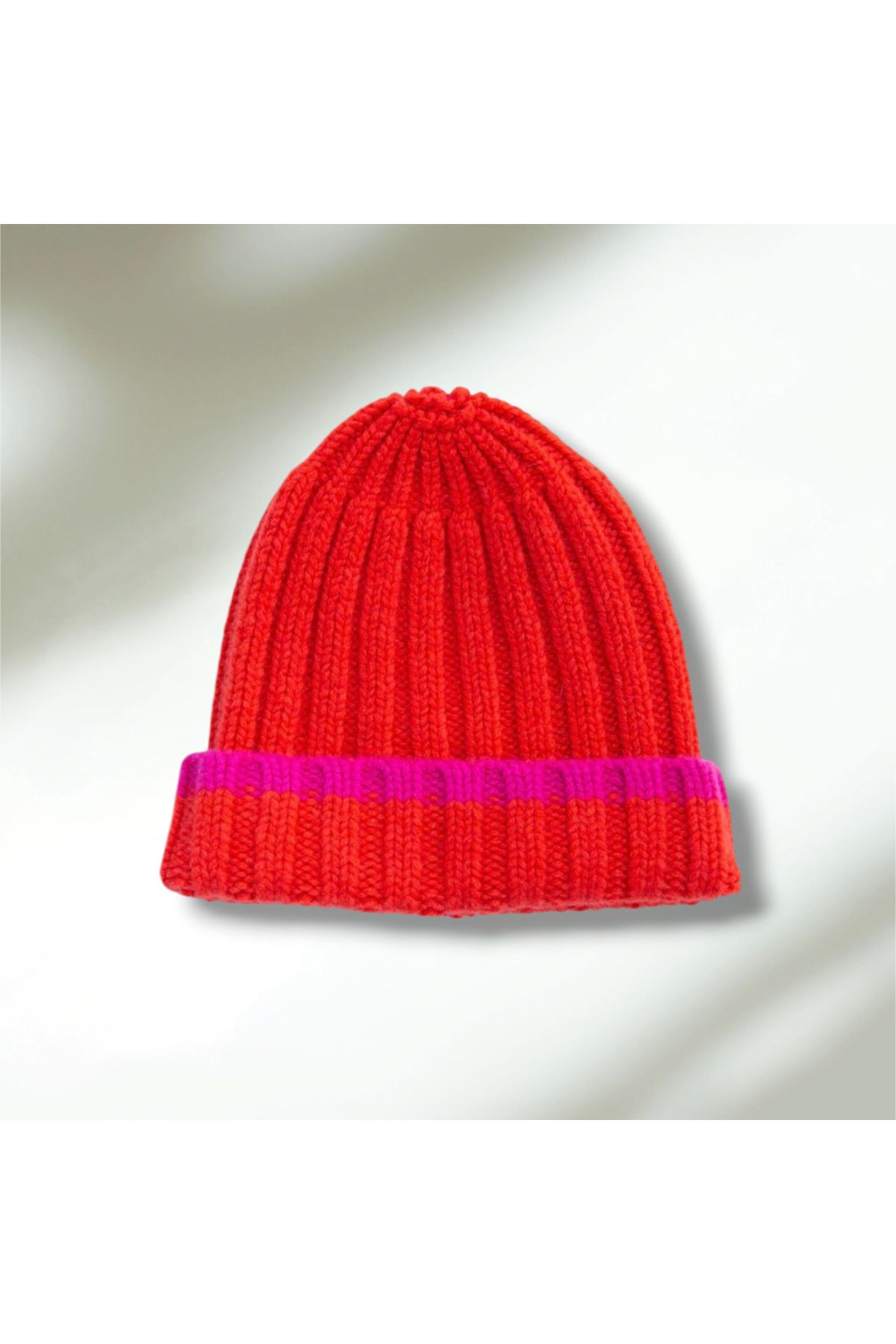 GONJUA-Red Knitted Beanie 2