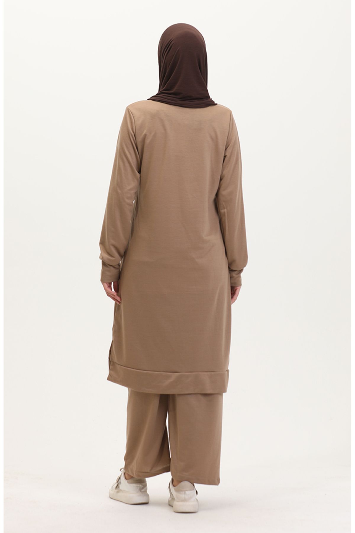 sefamerve-Toprak Two String Tunic and Pants Set - 0044-36 5