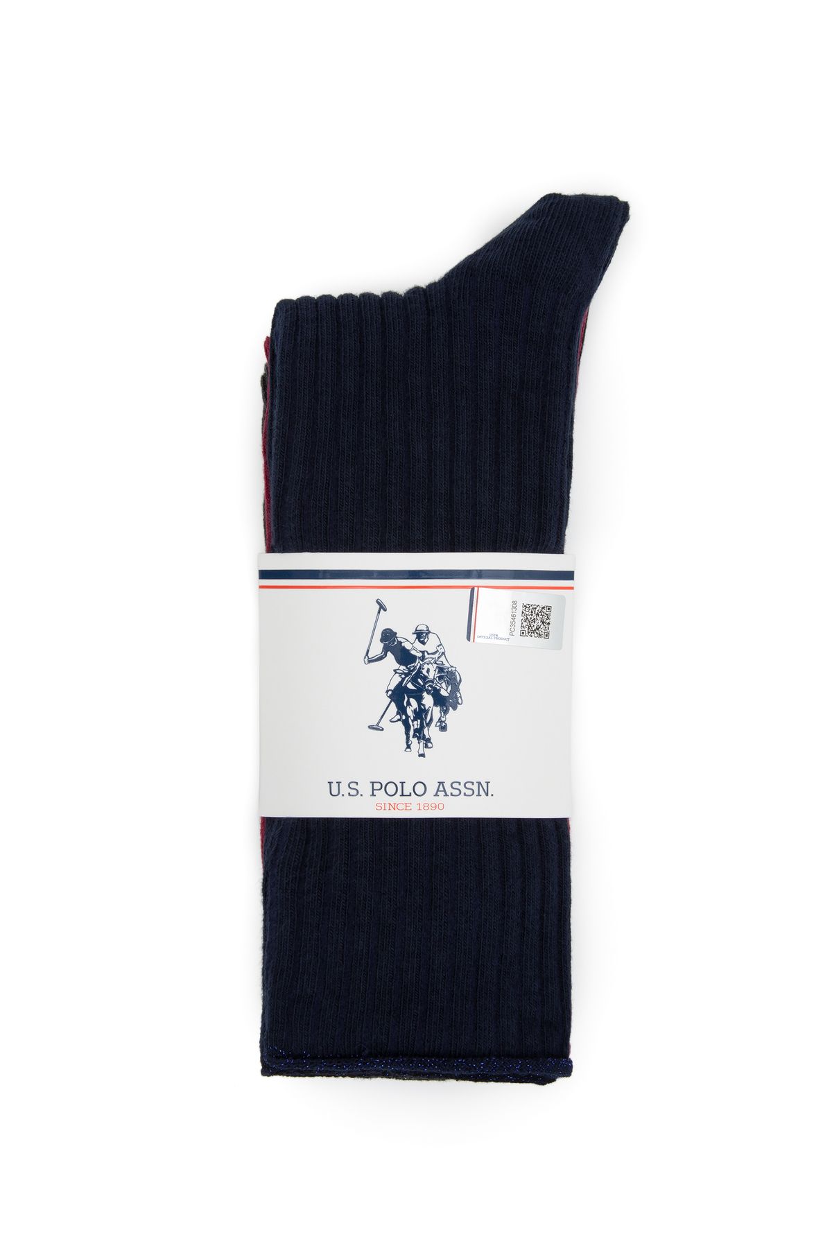 U.S. Polo Assn.-Sötétkék Socket 5 részes zoknikészlet - OVER-SK23 4