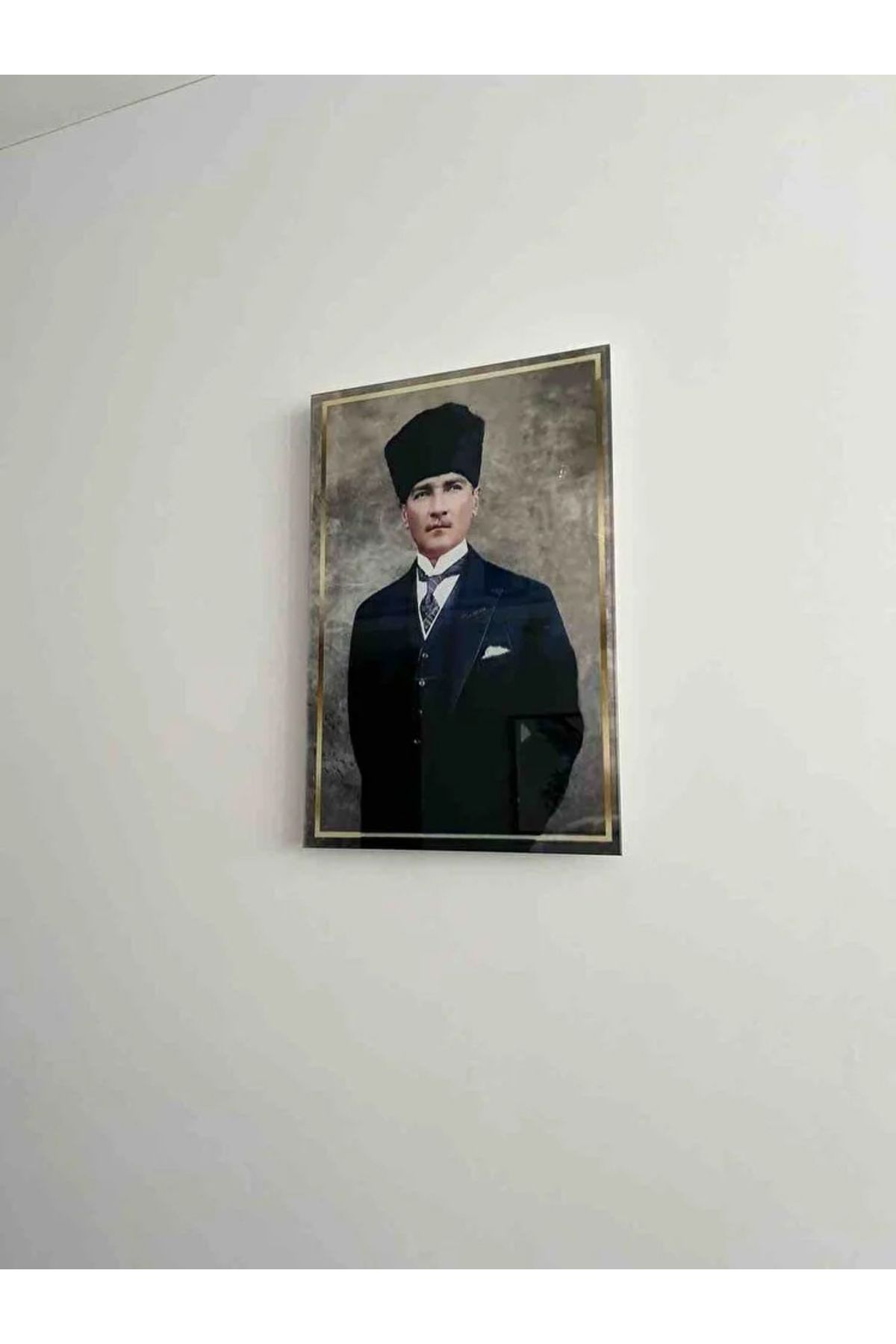 TAULART Atatürk Cam Tablo 34