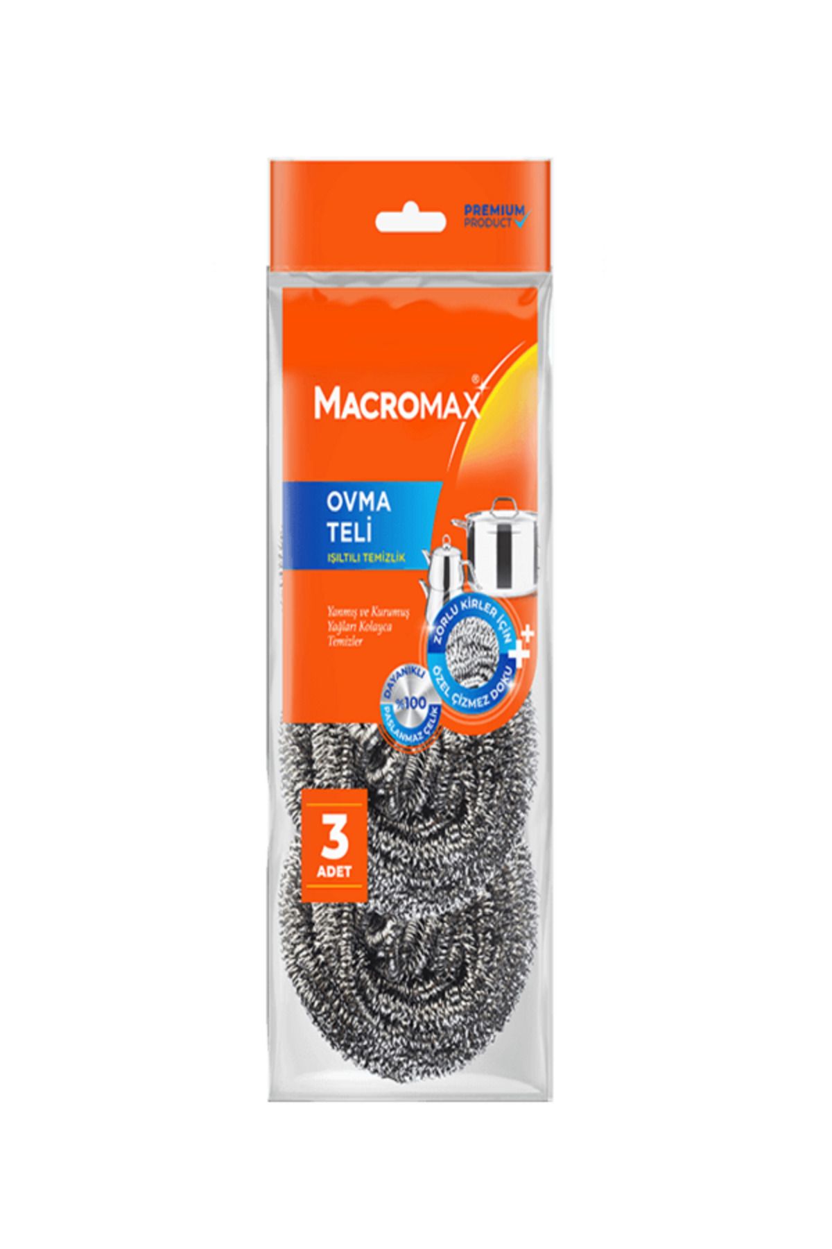 MACROMAX-Scouring Sponge and Brush - Scouring Wire 1