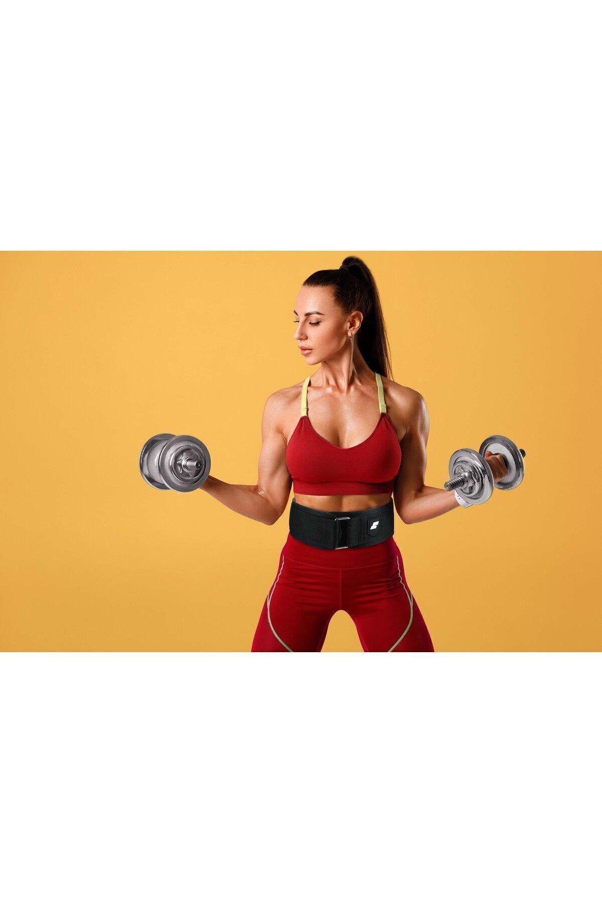 Sporsize-Professional Weight Lifting Belt - Fitness Belt Size S/M 3