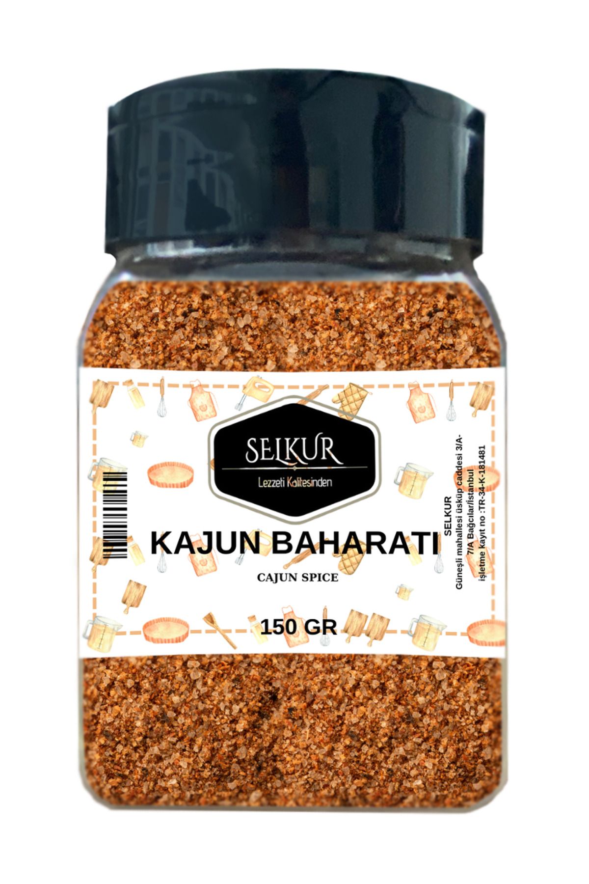 SELKUR Kajun Baharatı 150gr