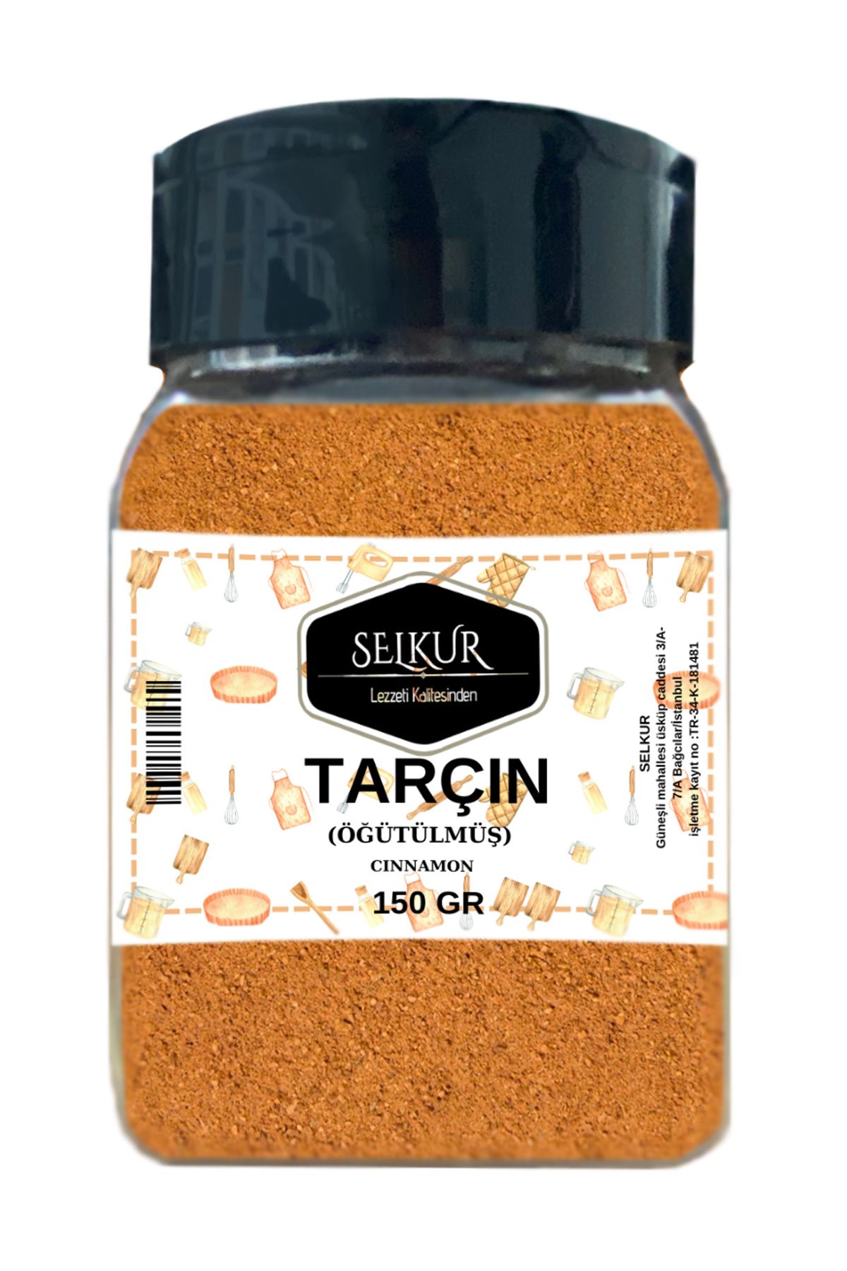 SELKUR Toz Tarçın 150gr(ÖĞÜTÜLMÜŞ)