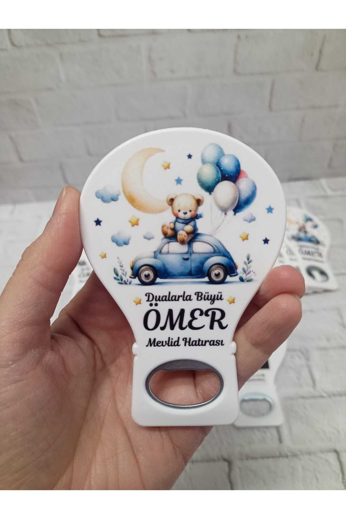 onuratasarlat-20 Balloon Magnet Openers Newborn, Birthday, Circumcision, Engagement, Promise, Wedding Gift 1